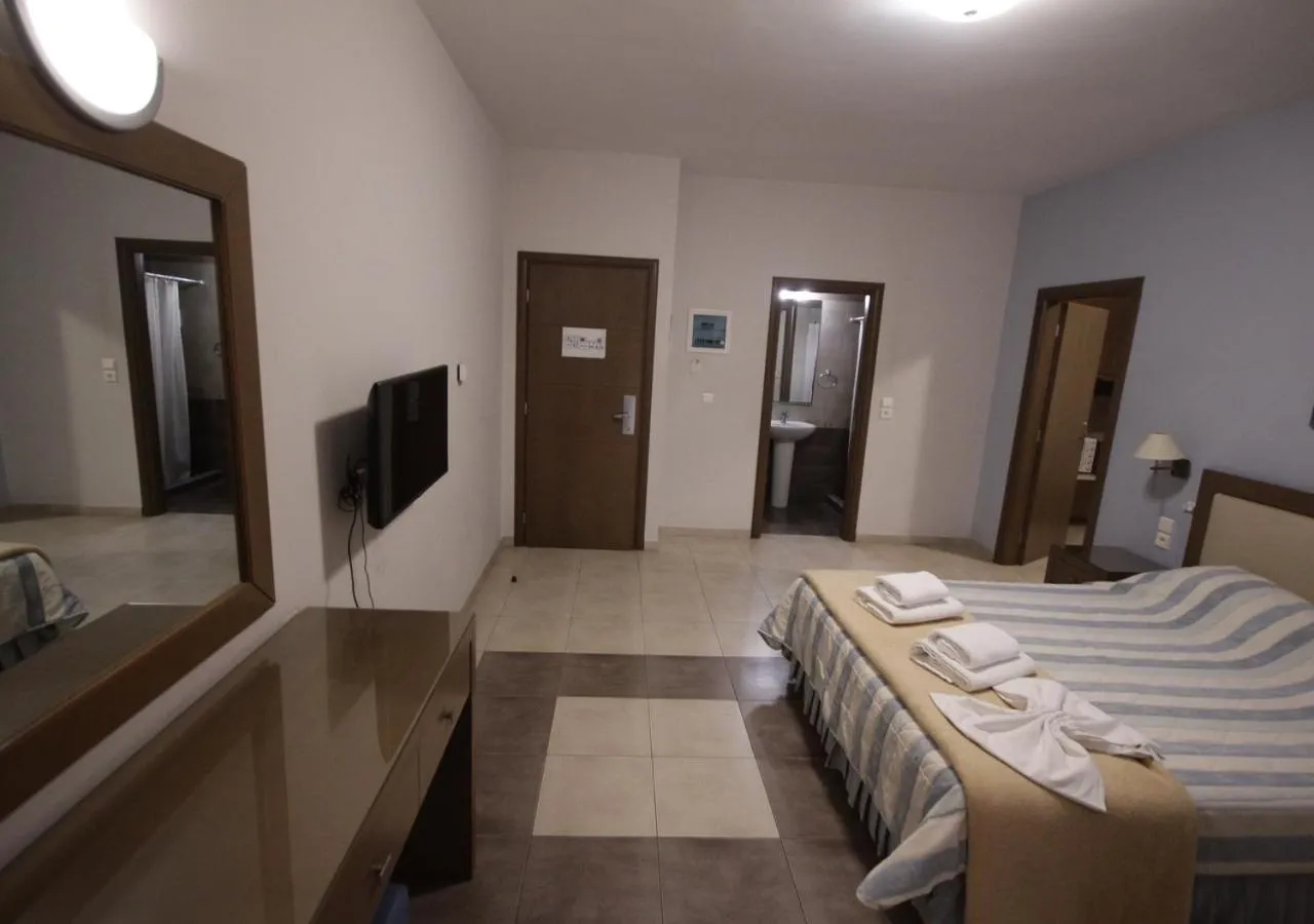 Bed in Philoxenia Hotel