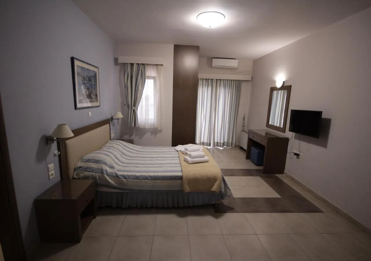 Bed in Philoxenia Hotel