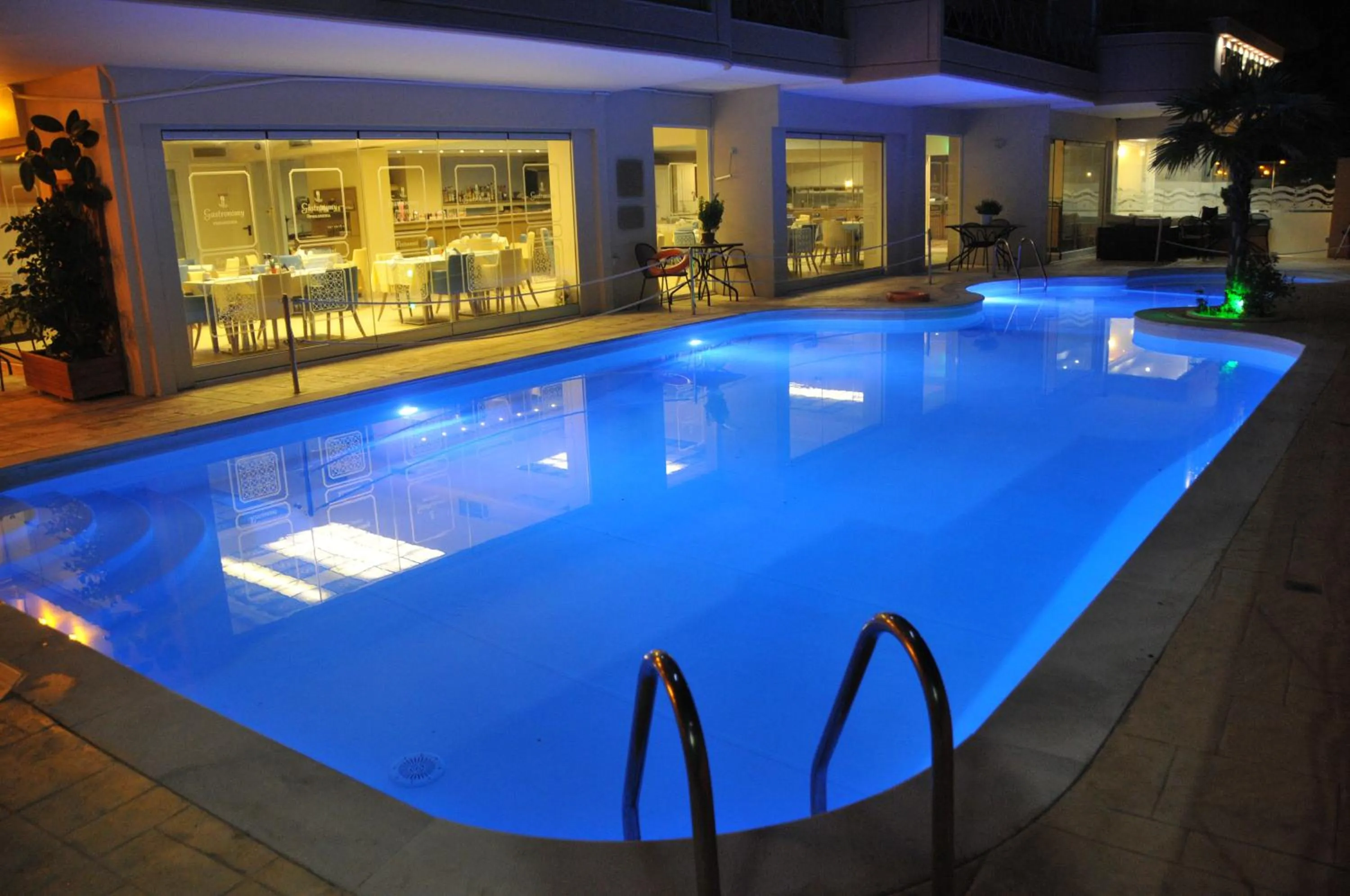 Pool view in Philoxenia Hotel