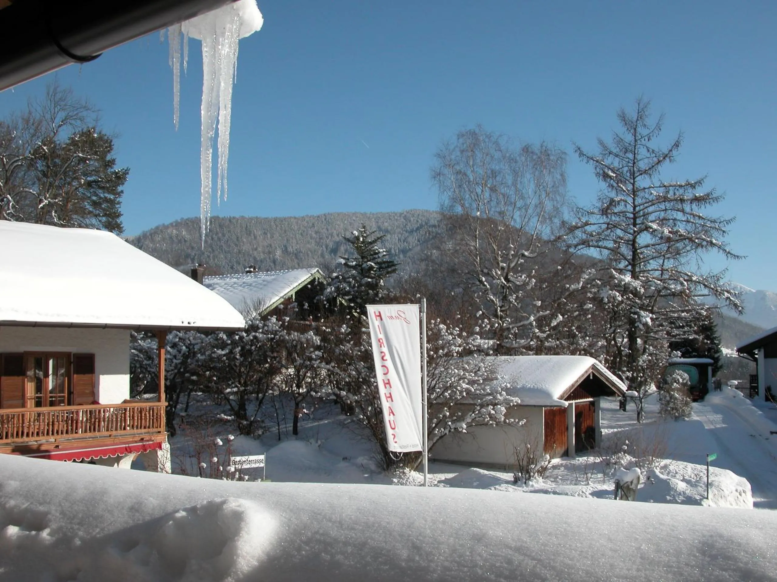 Mountain view in Hotel-Restaurant Zum Hirschhaus Inklusiv Chiemgaukarte