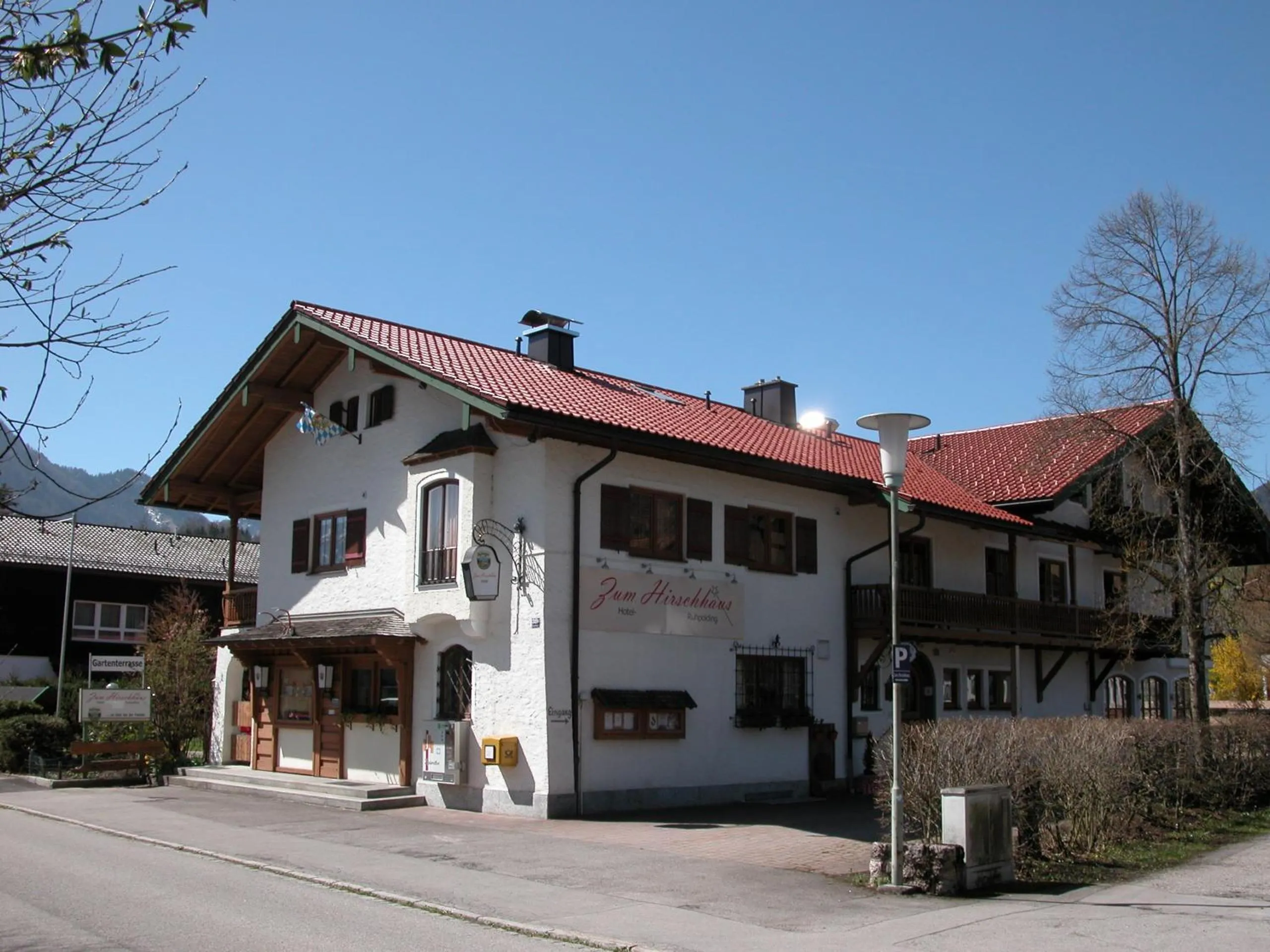 Facade/entrance in Hotel-Restaurant Zum Hirschhaus Inklusiv Chiemgaukarte