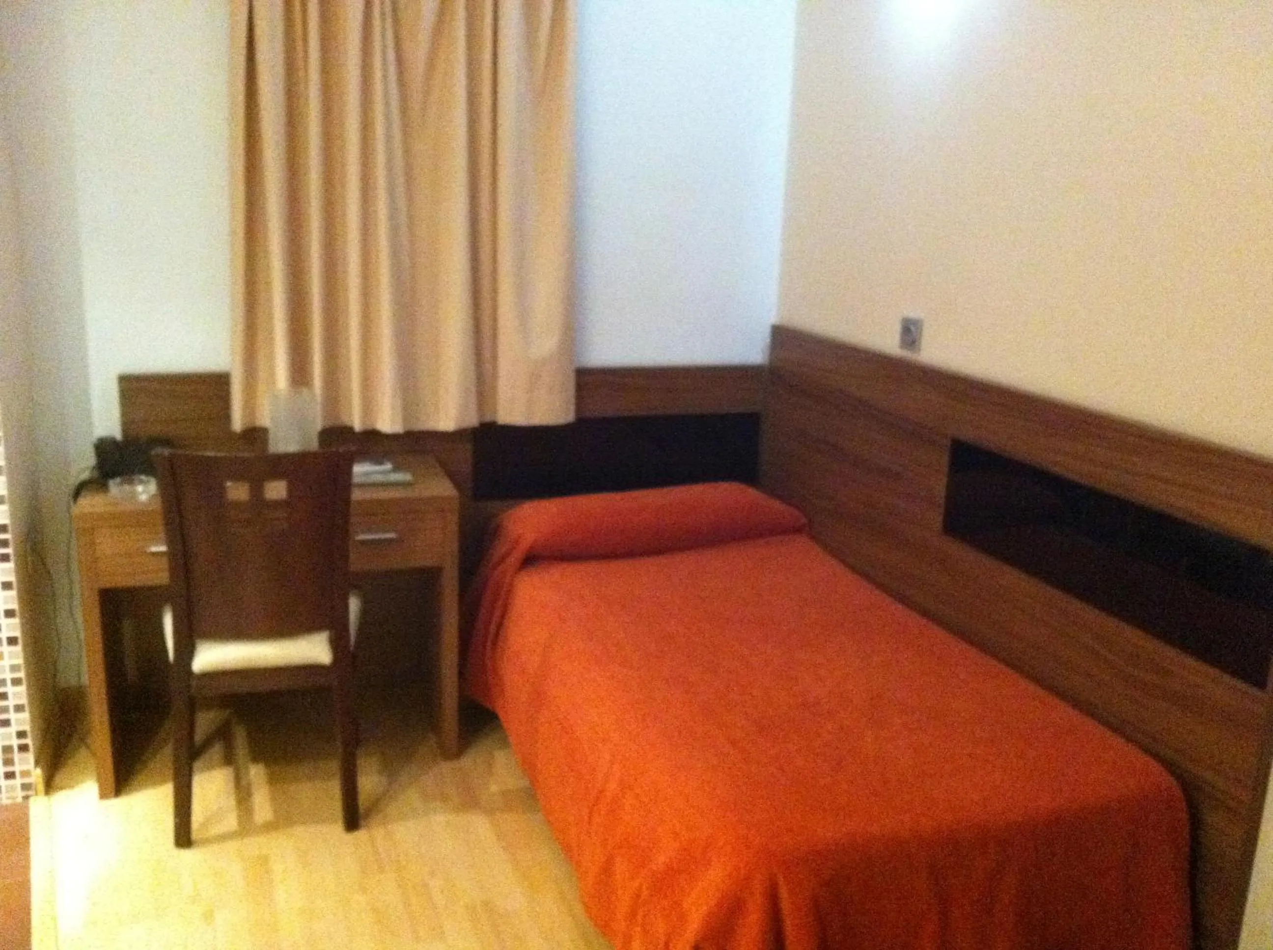 Bed in Hotel El Cruce Moraleda