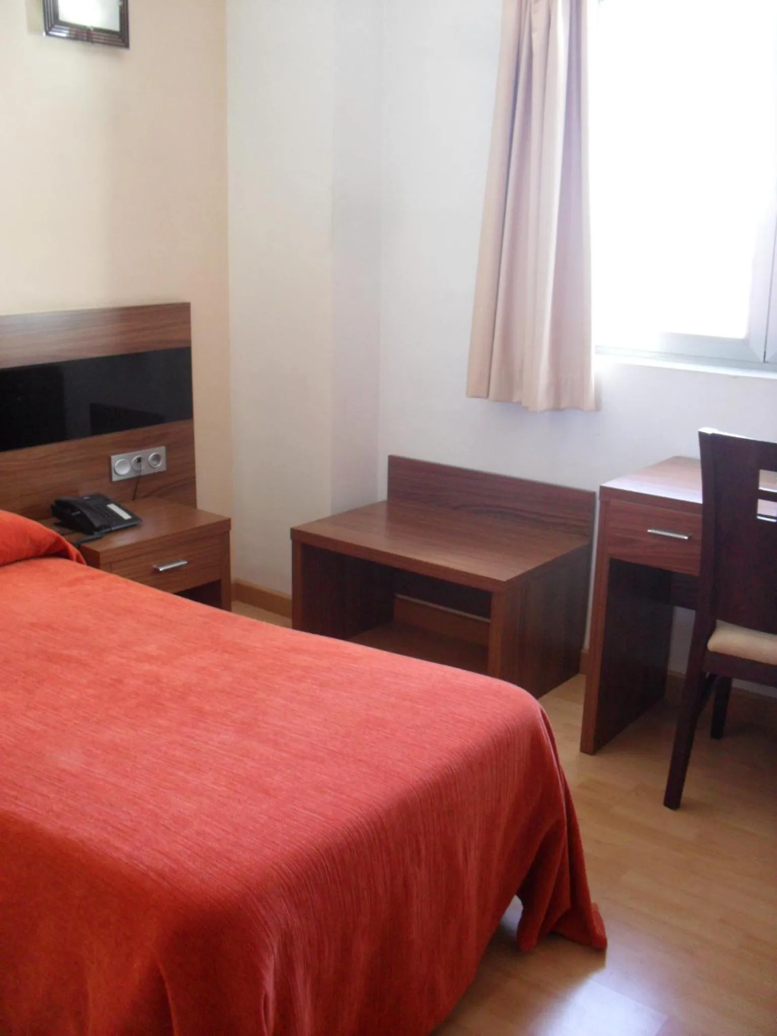 Bed in Hotel El Cruce Moraleda