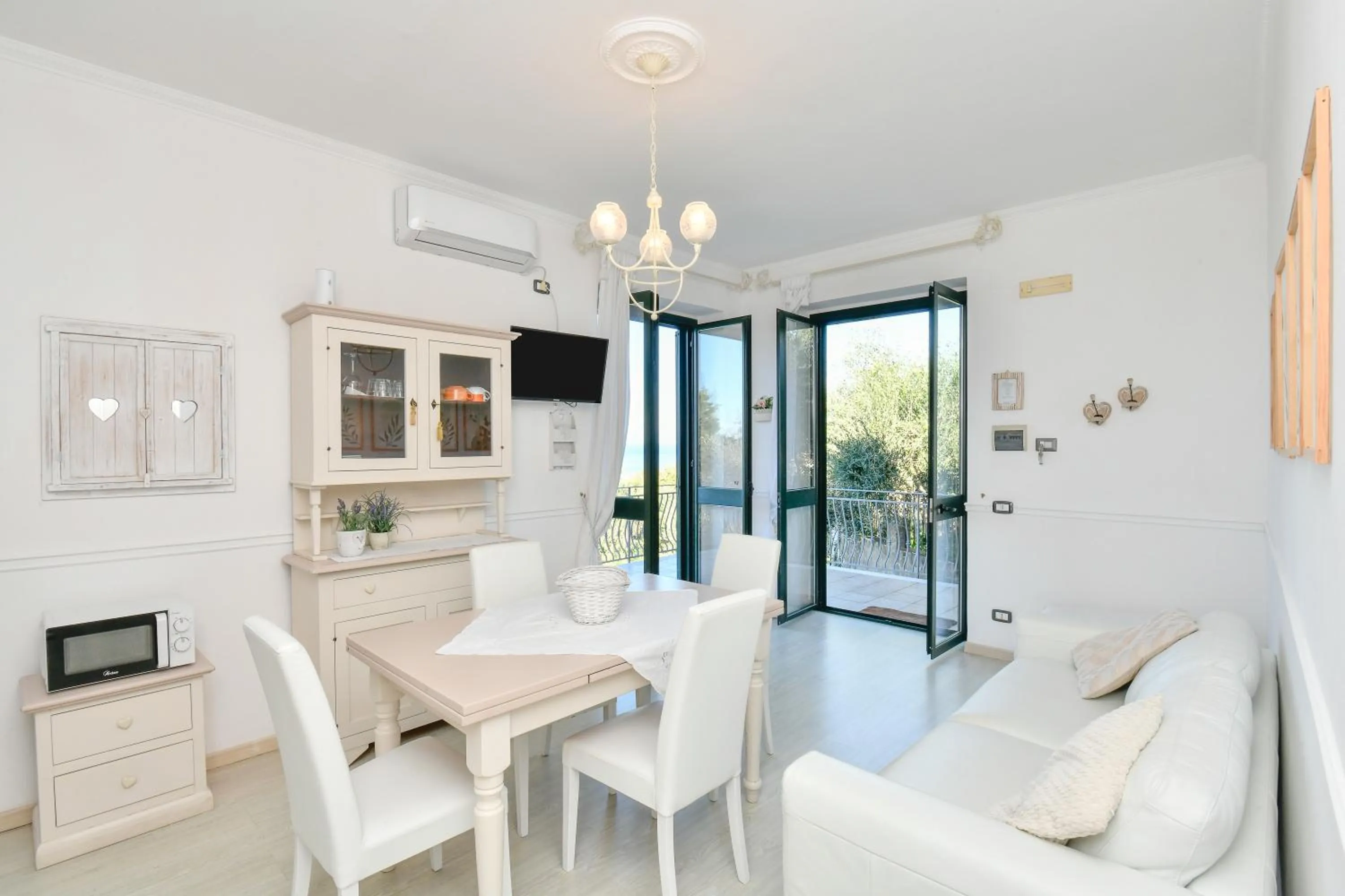 Living room in Villa Elaia