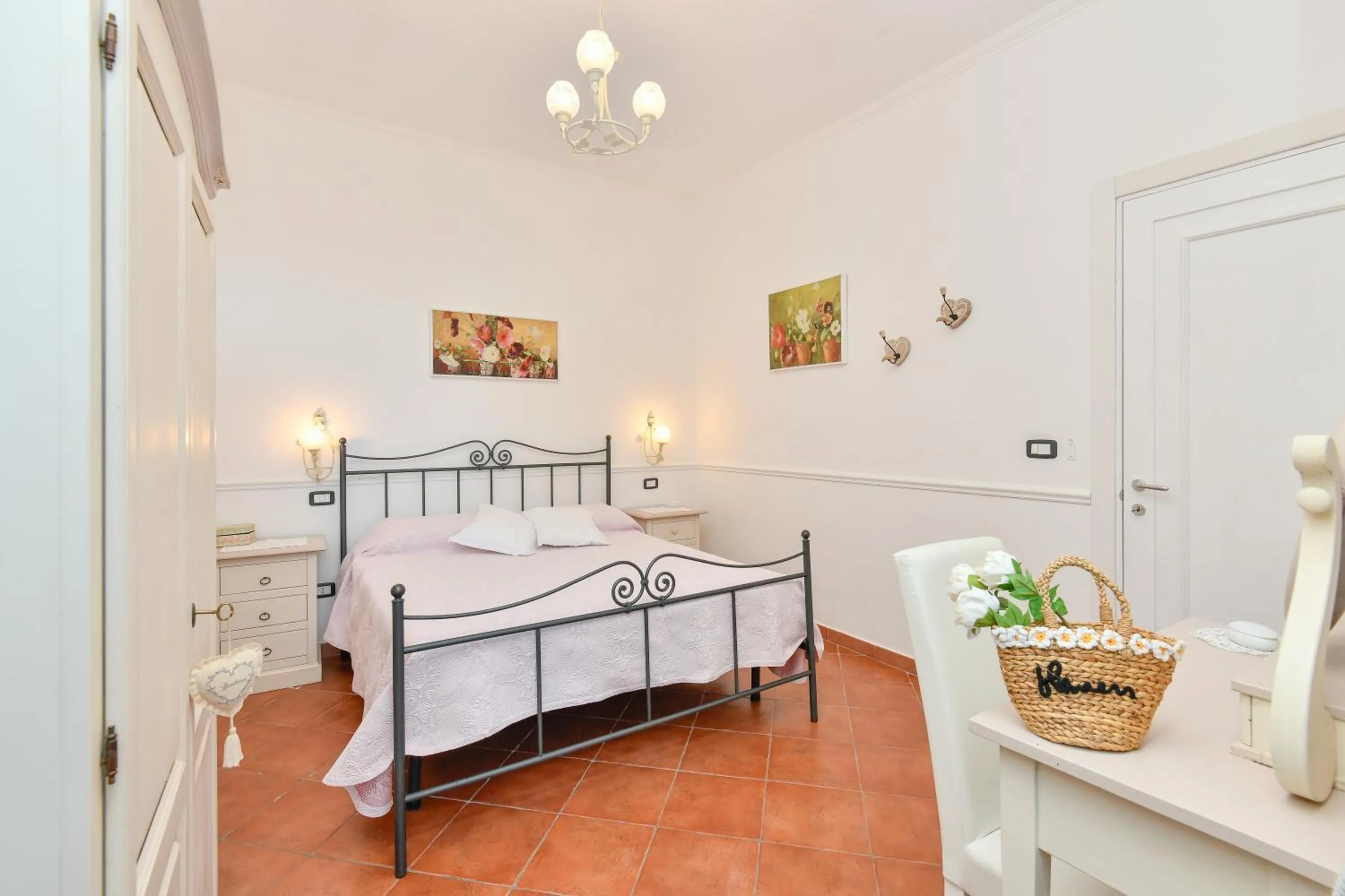 Bed in Villa Elaia