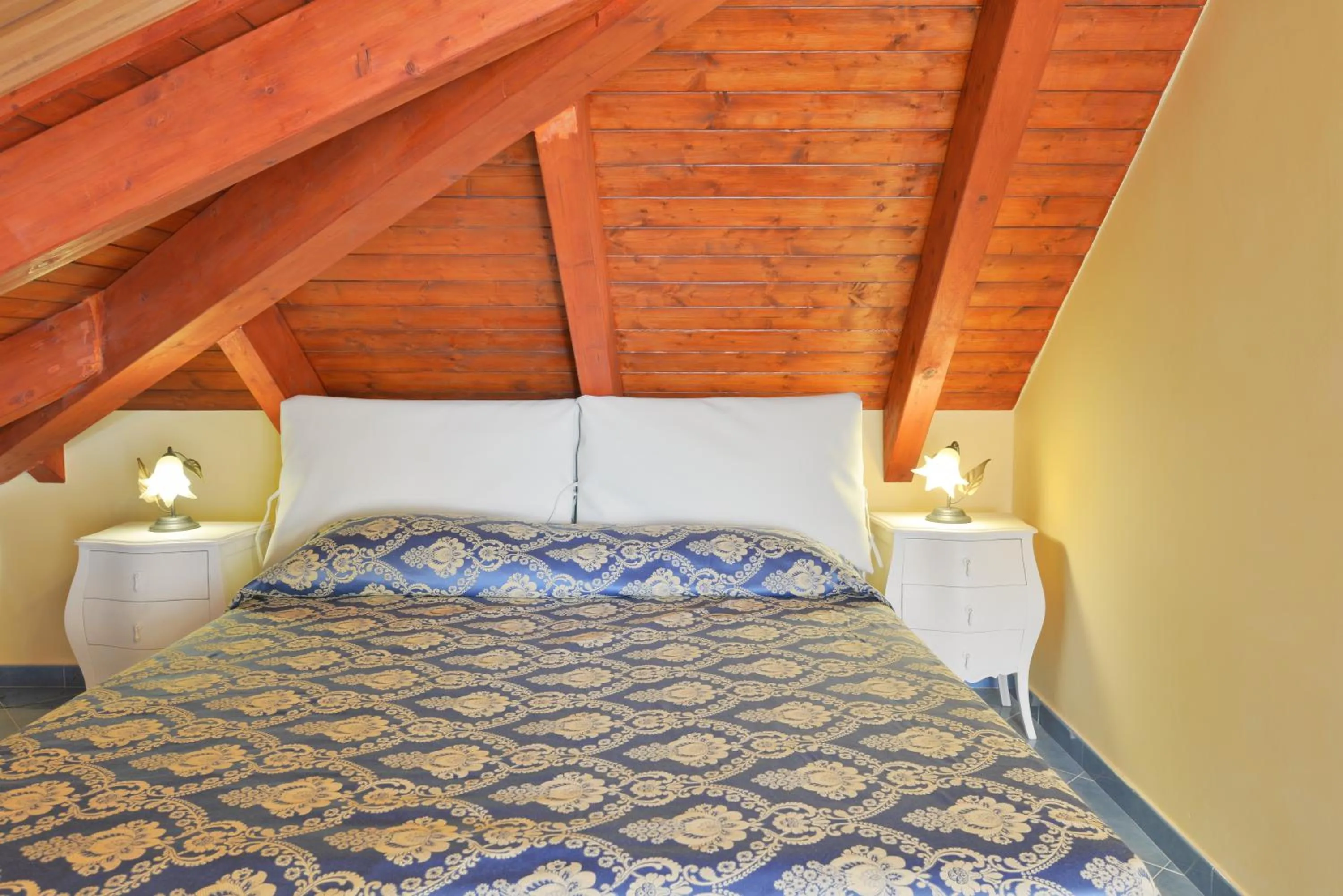 Bedroom, Bed in Villa Elaia