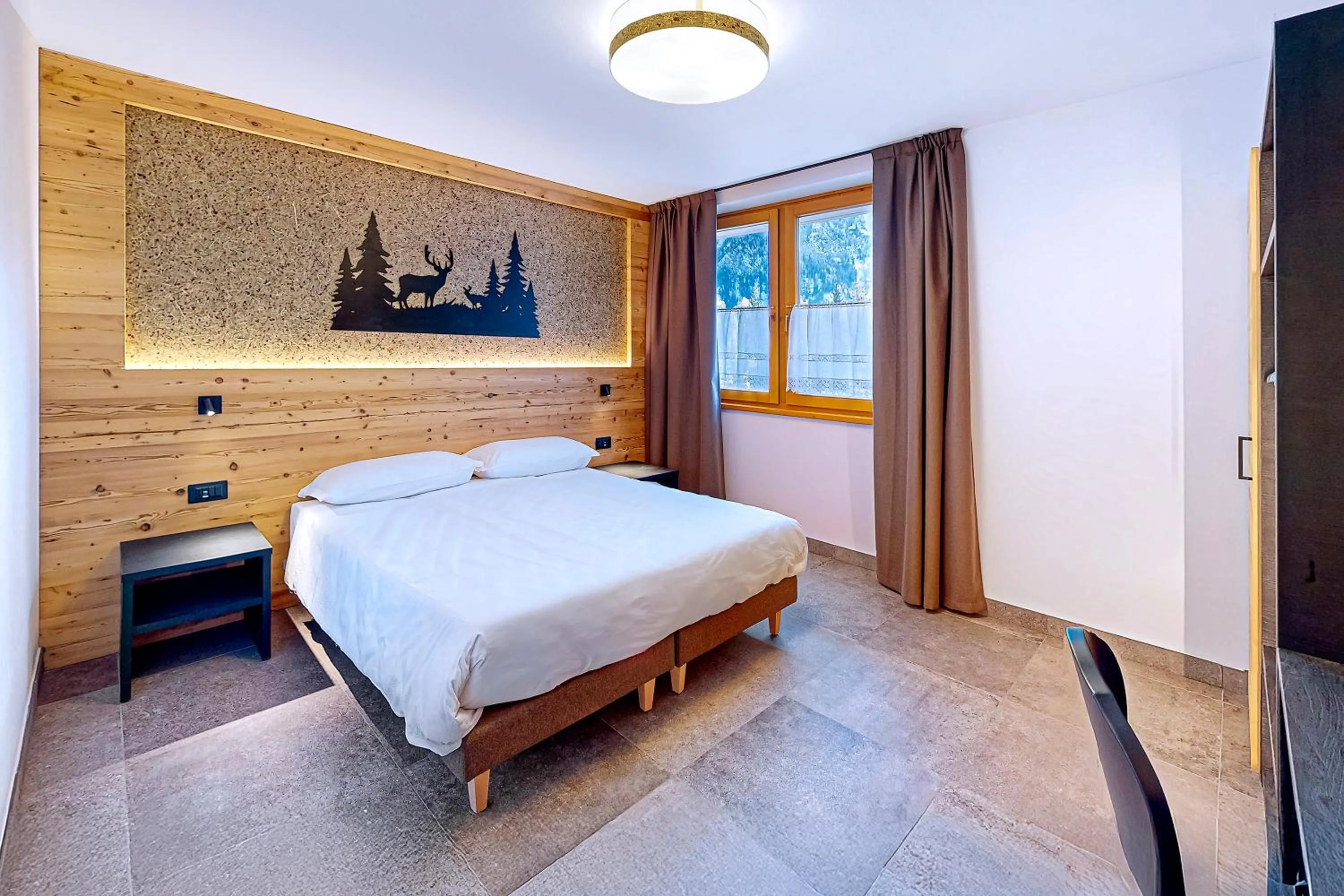 Bedroom, Bed in Hotel Negritella