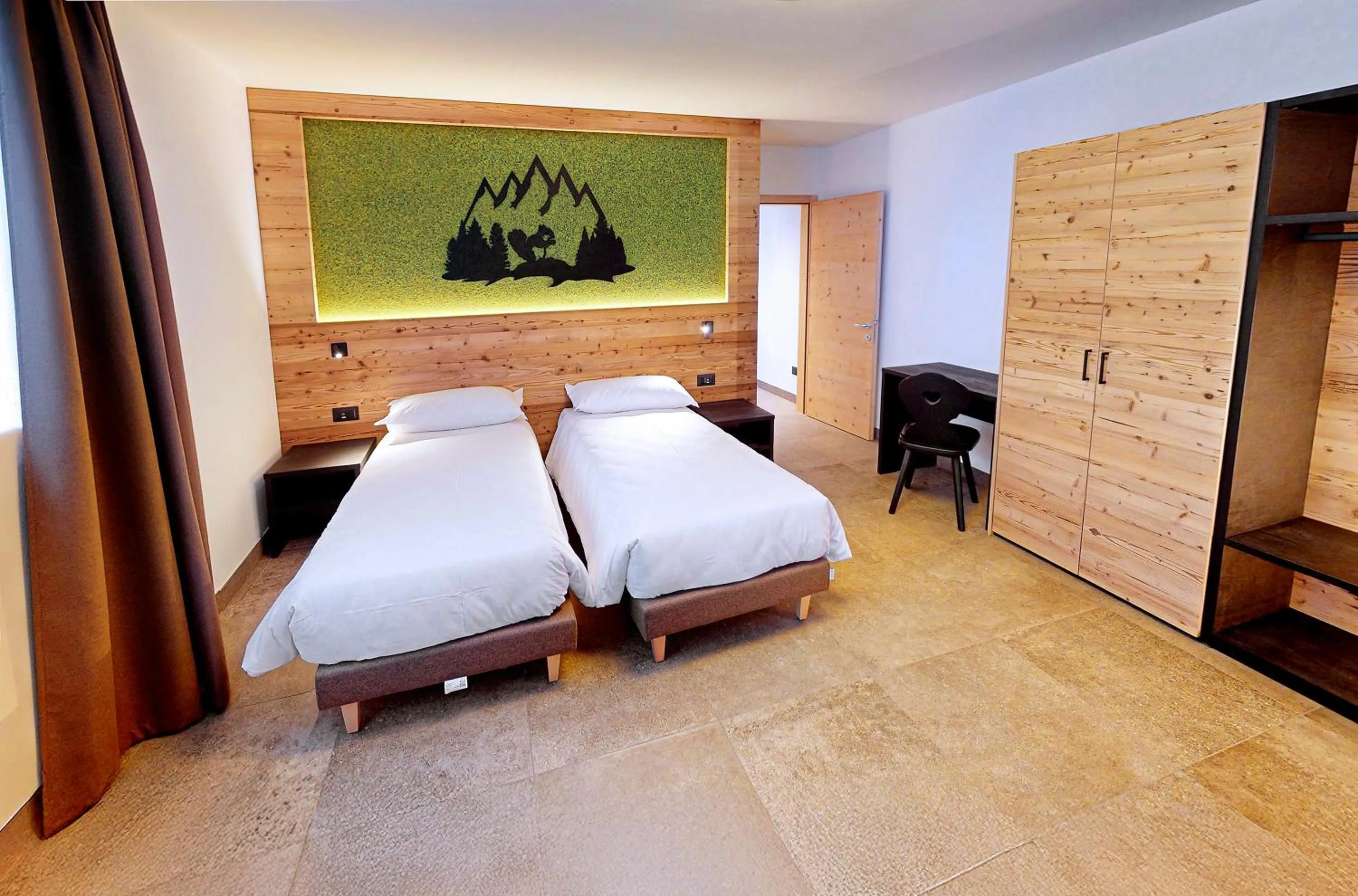 Bedroom, Bed in Hotel Negritella