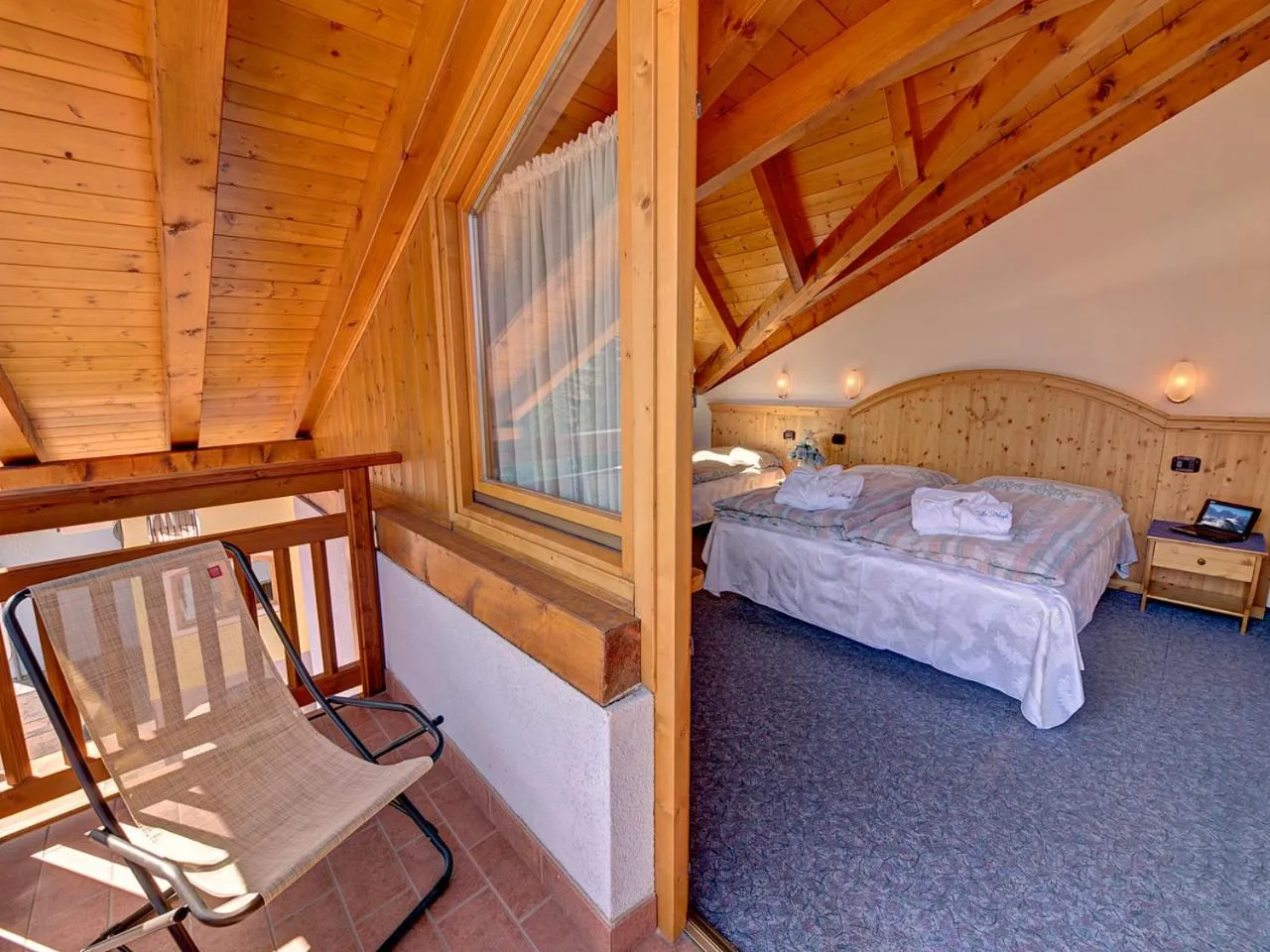 Decorative detail, Bed in Hotel Negritella