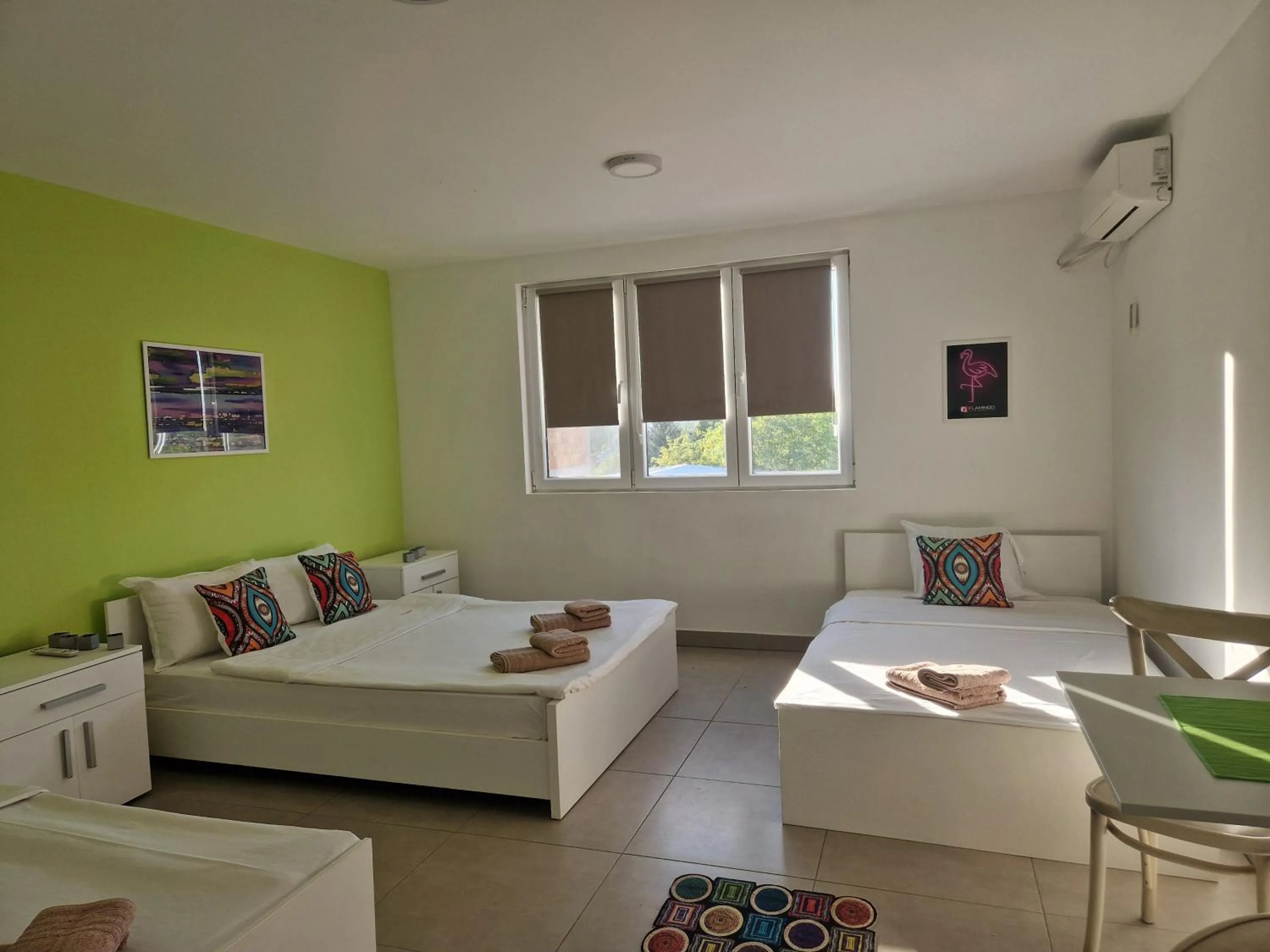 Bed in Flamingo Resort