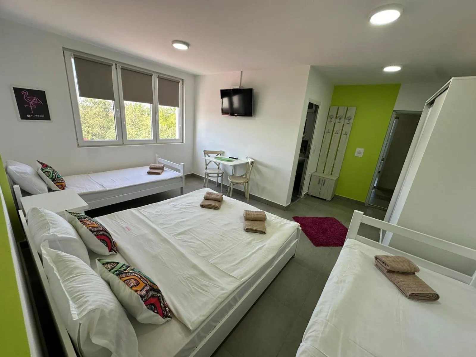 Bed in Flamingo Resort