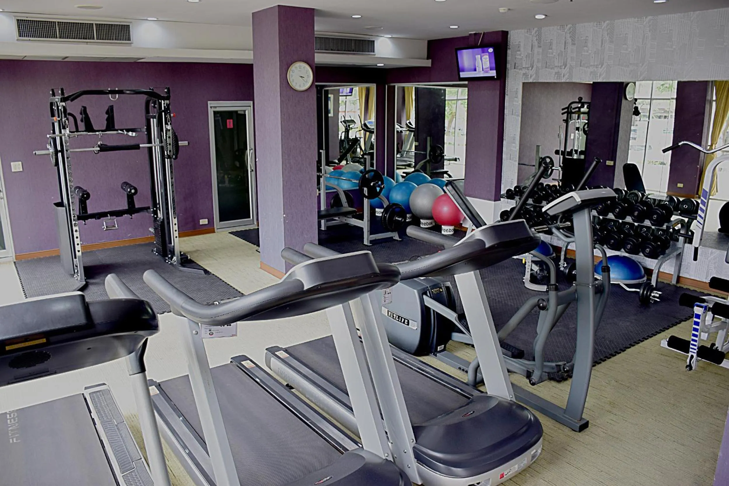 Fitness centre/facilities in The Color Living Hotel