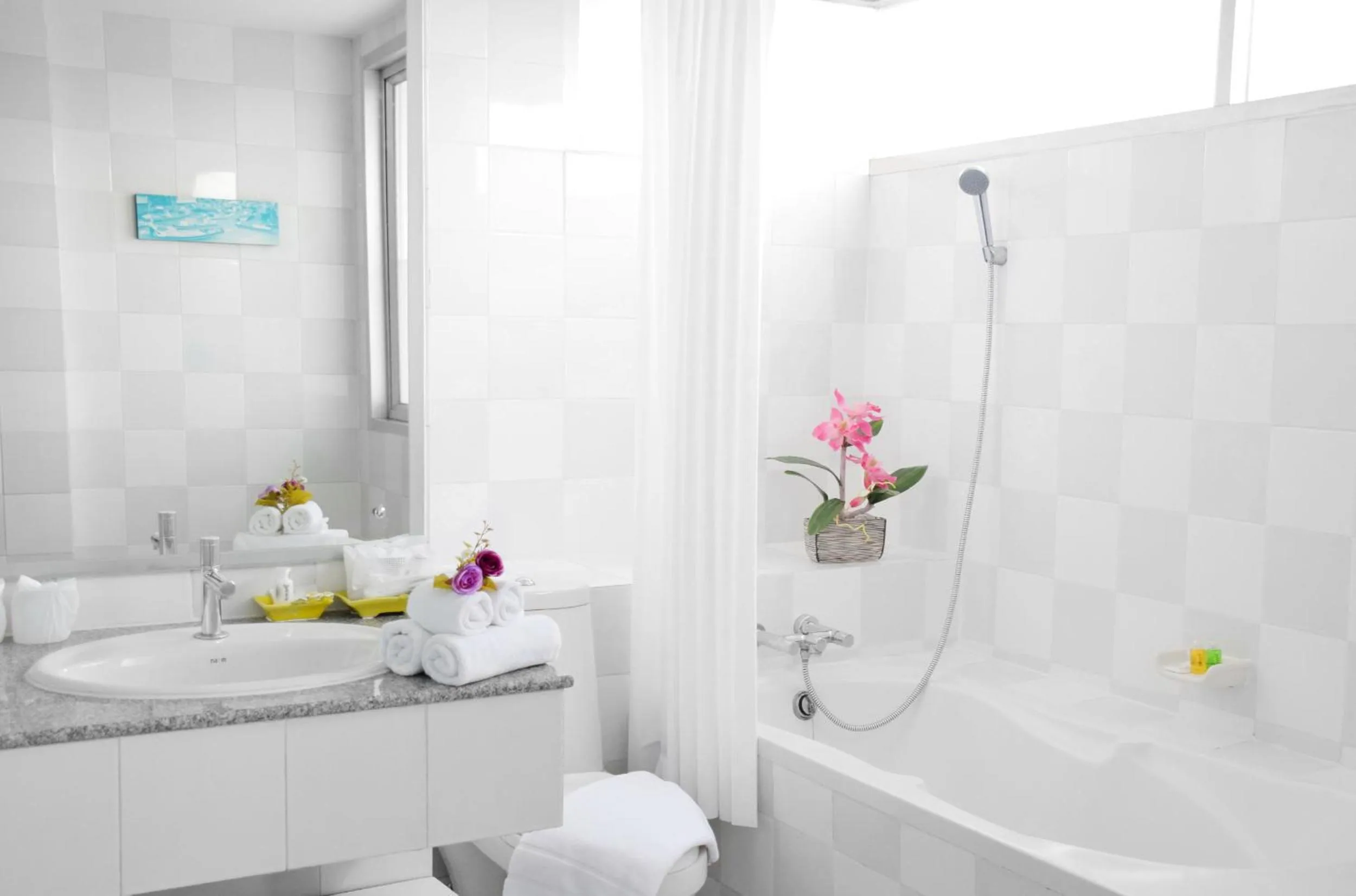 Bathroom in The Color Living Hotel