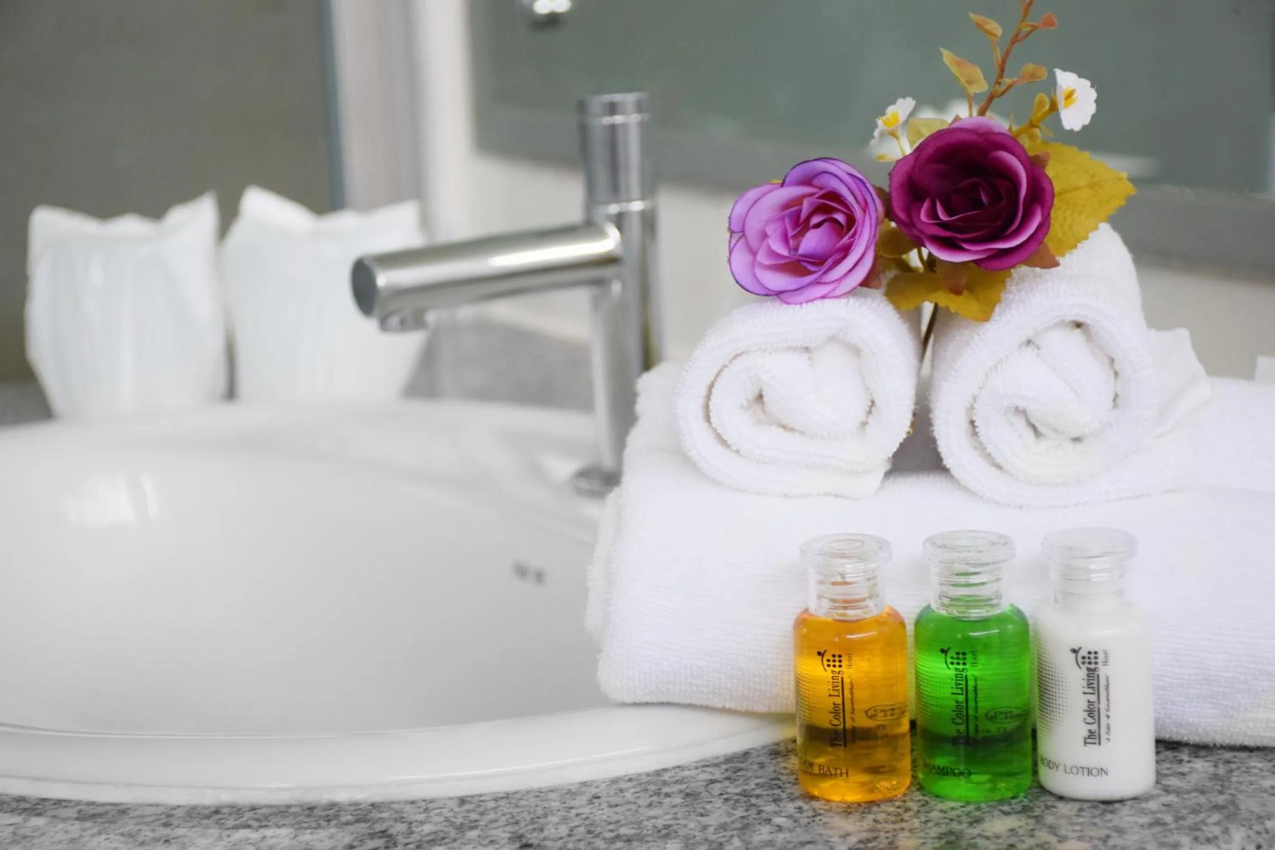 Bathroom in The Color Living Hotel