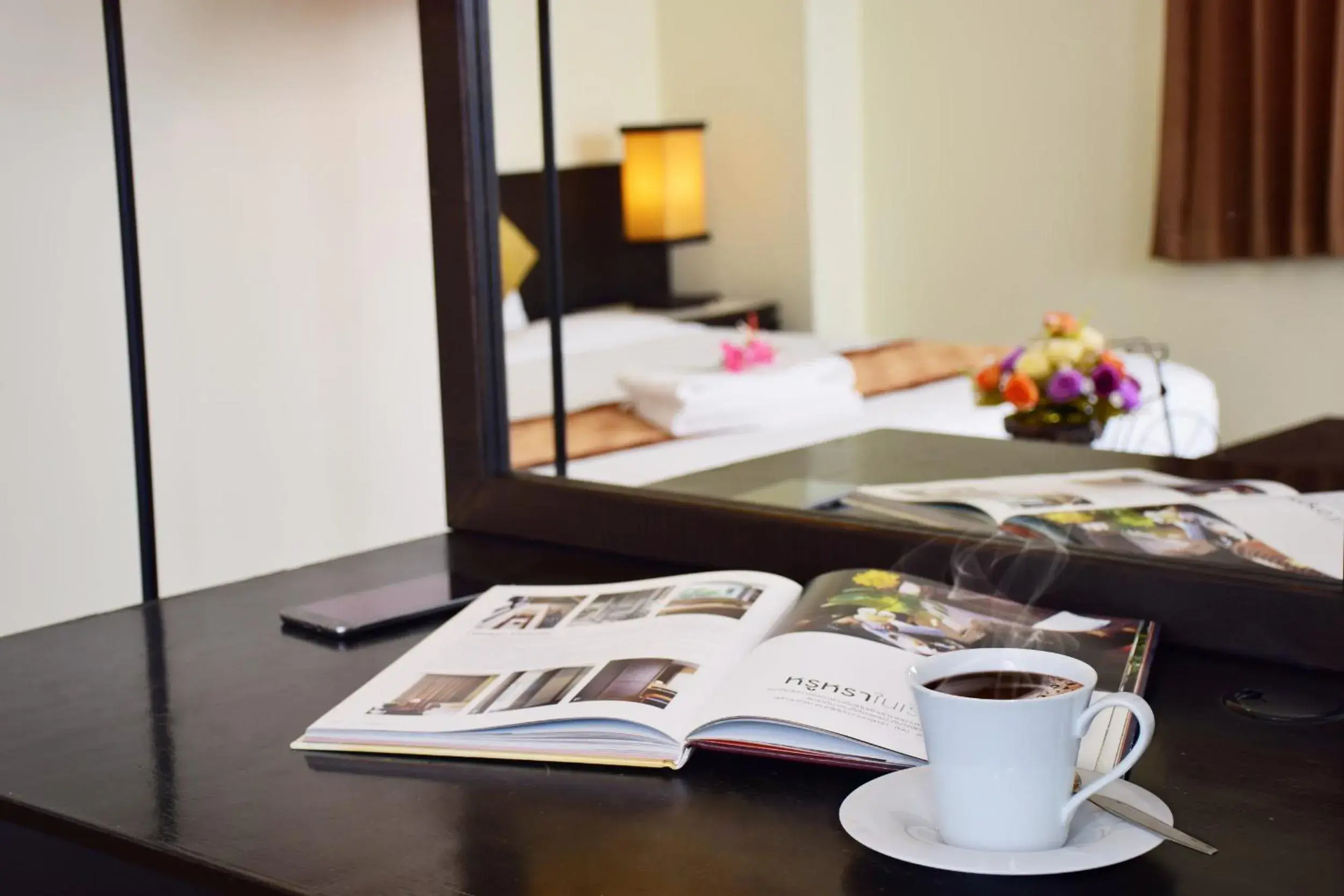 Decorative detail, Bed in The Color Living Hotel Decorative detail, Bed in The Color Living Hotel