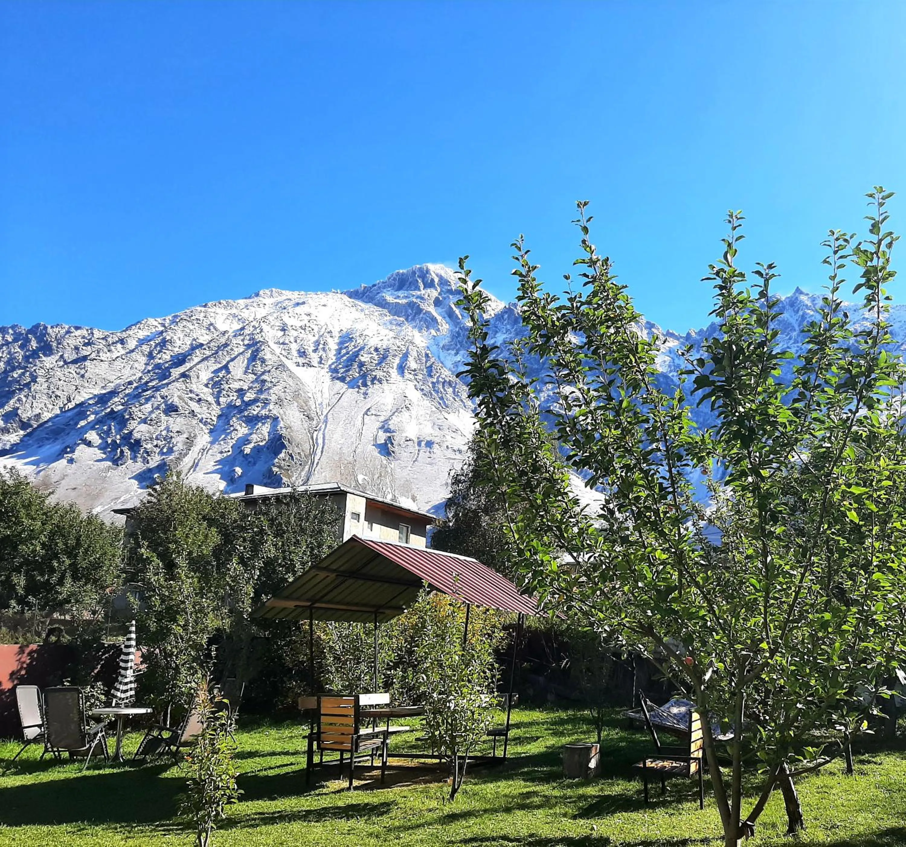 Natural landscape in Kazbegi Green Yard
