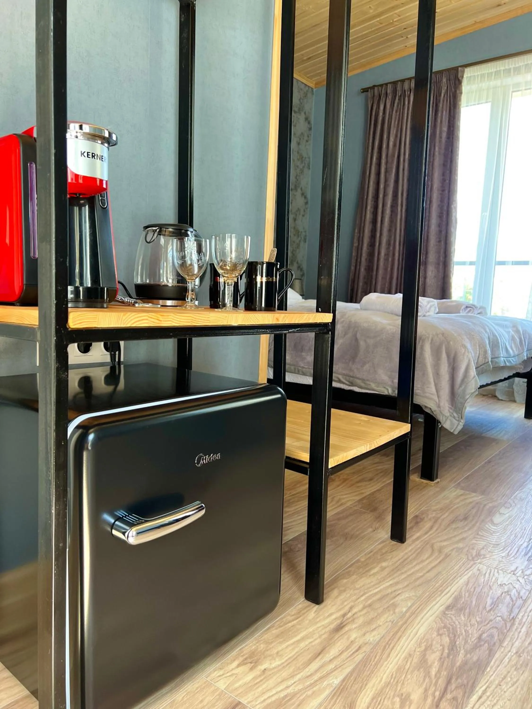 Living room, Bed in Kazbegi Green Yard