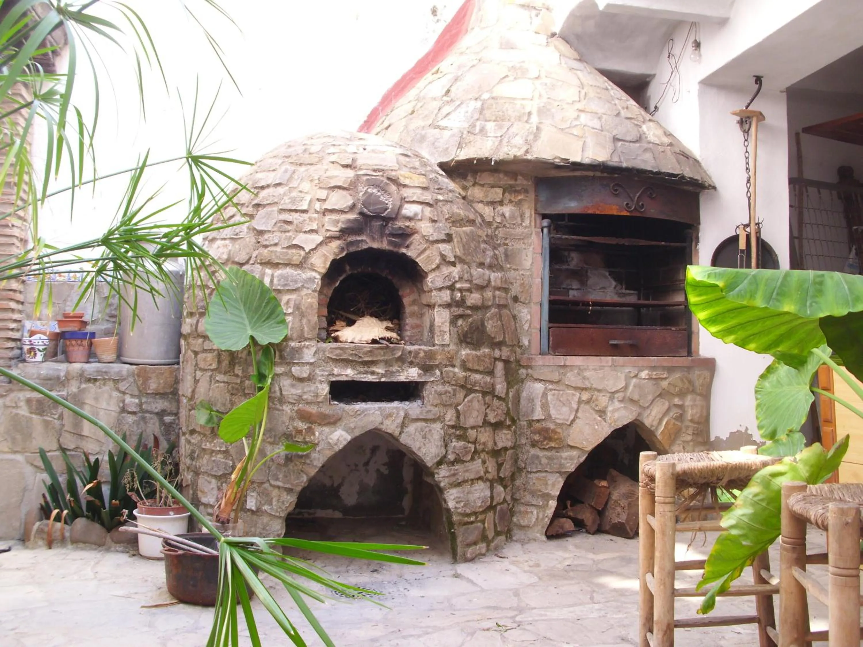BBQ facilities in Posada La Casa Grande