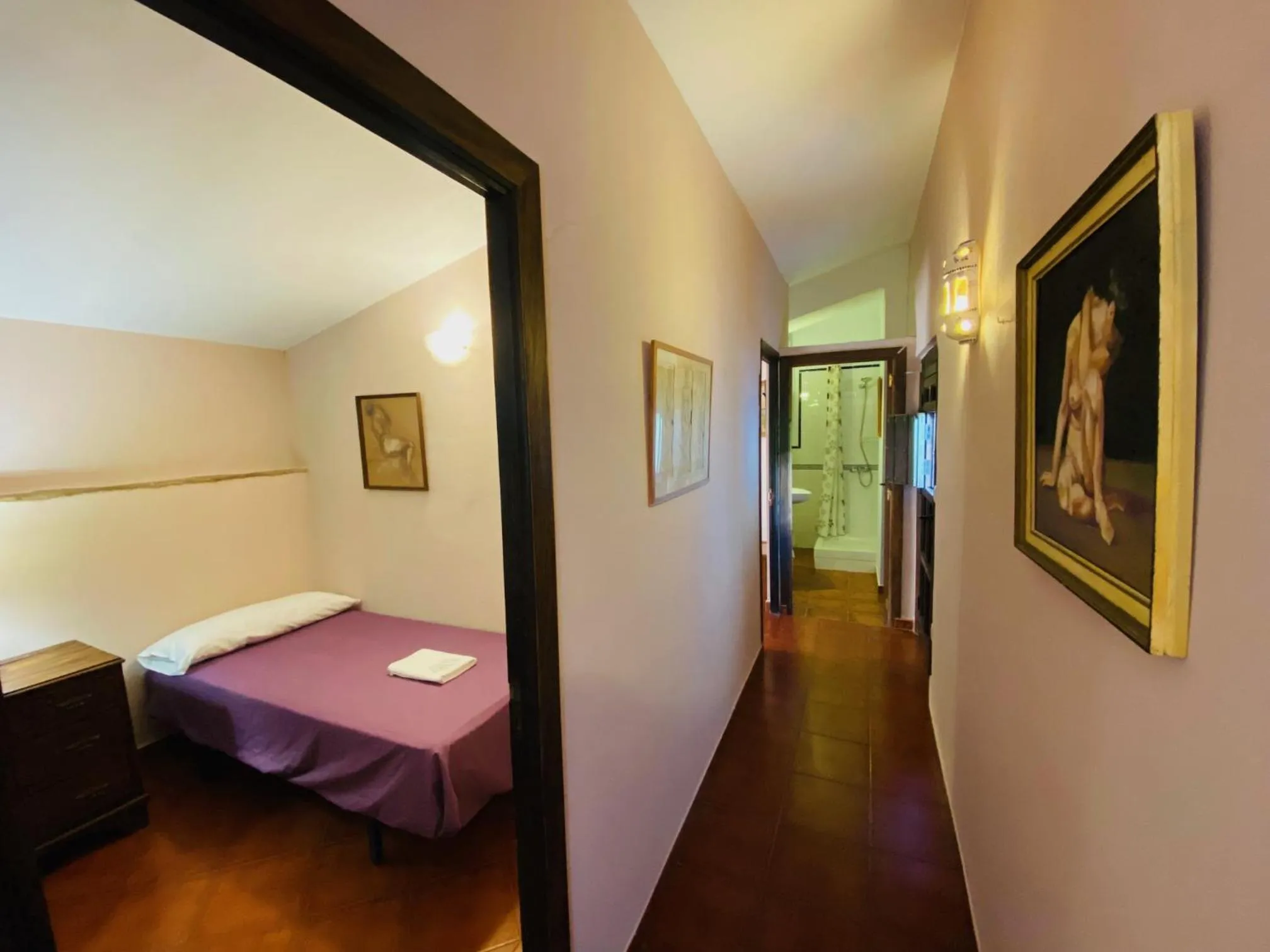 Bed in Posada La Casa Grande