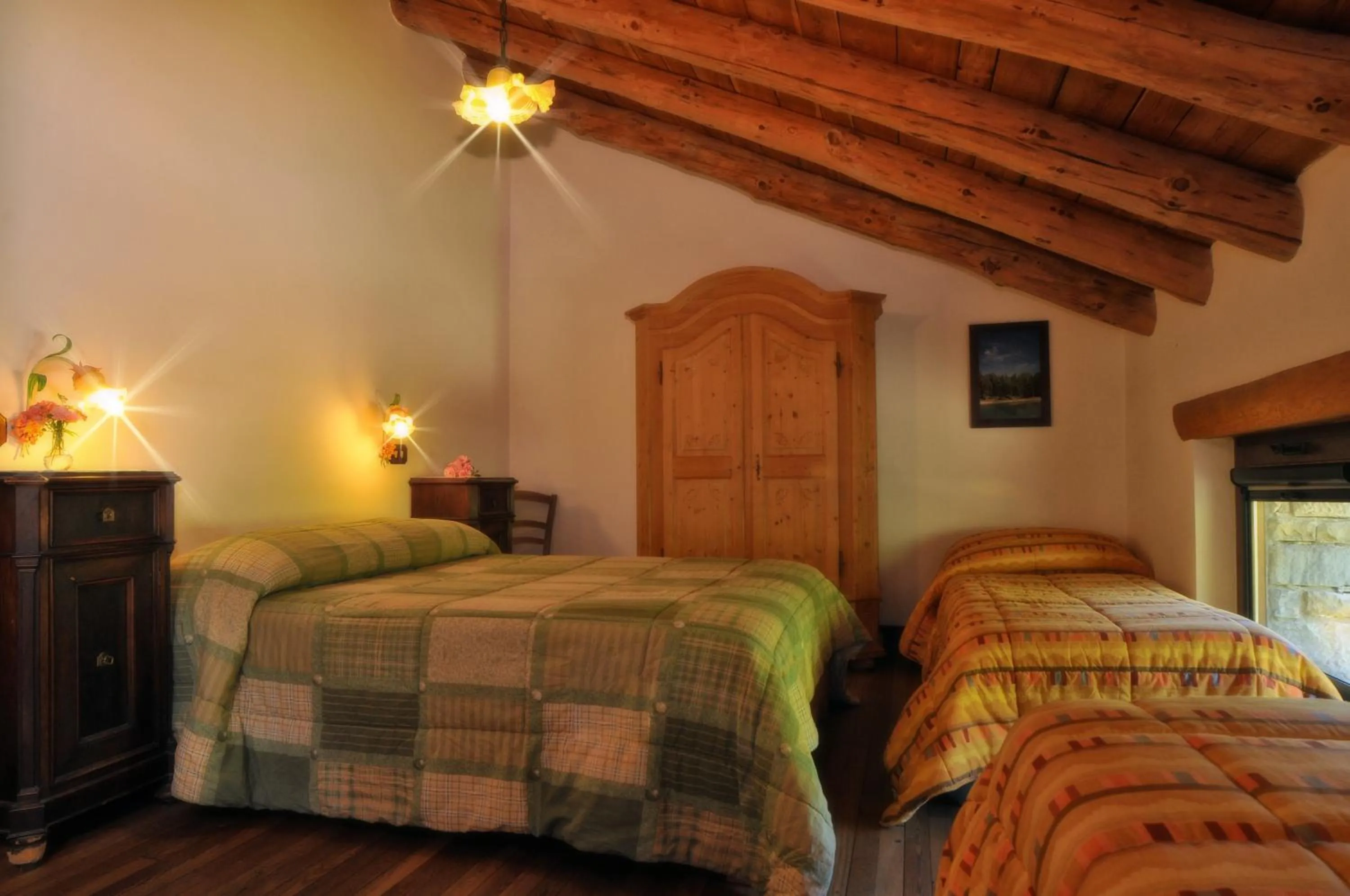 Bedroom, Bed in Agriturismo del Cimone