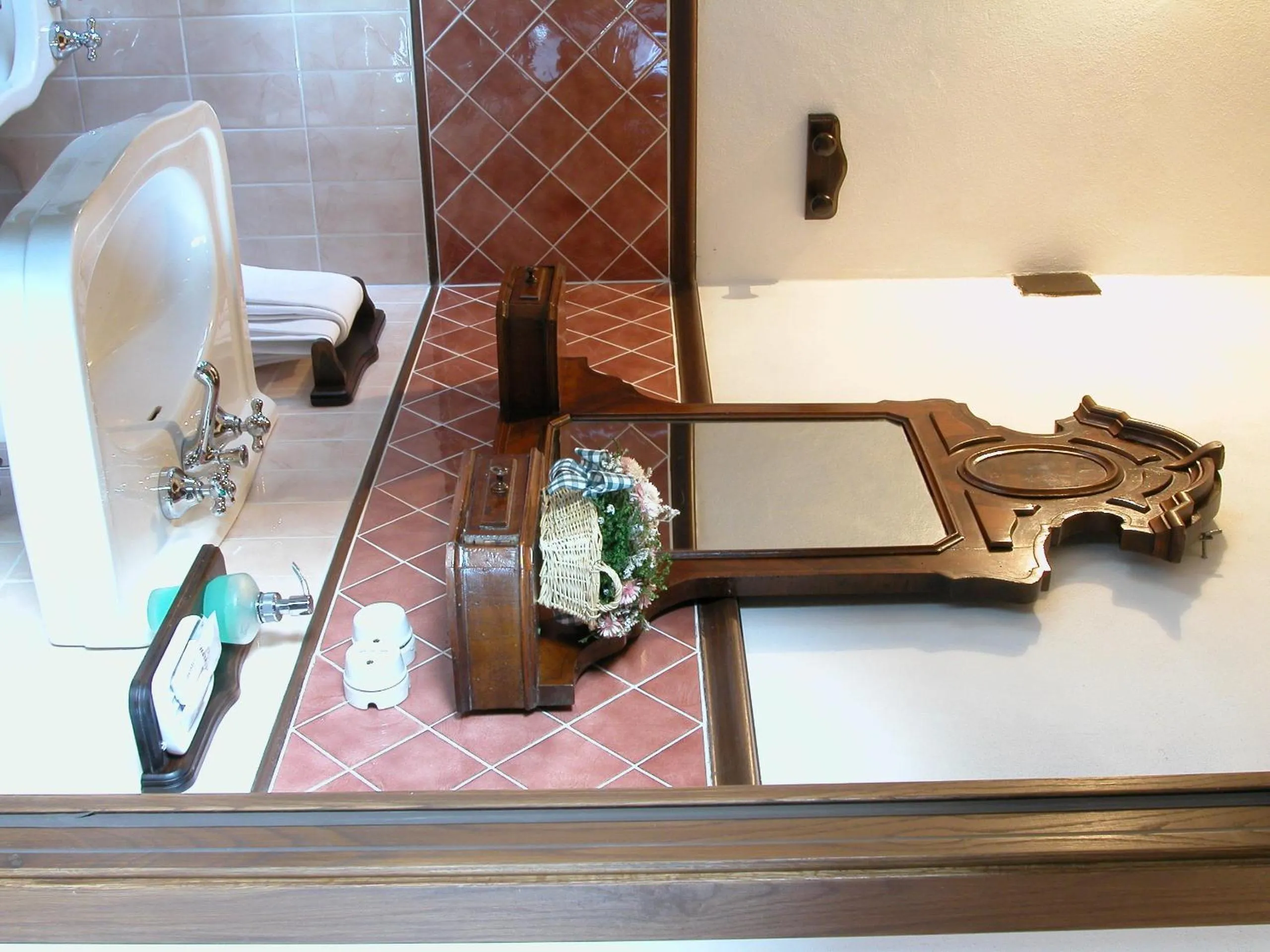 Bathroom in Agriturismo del Cimone