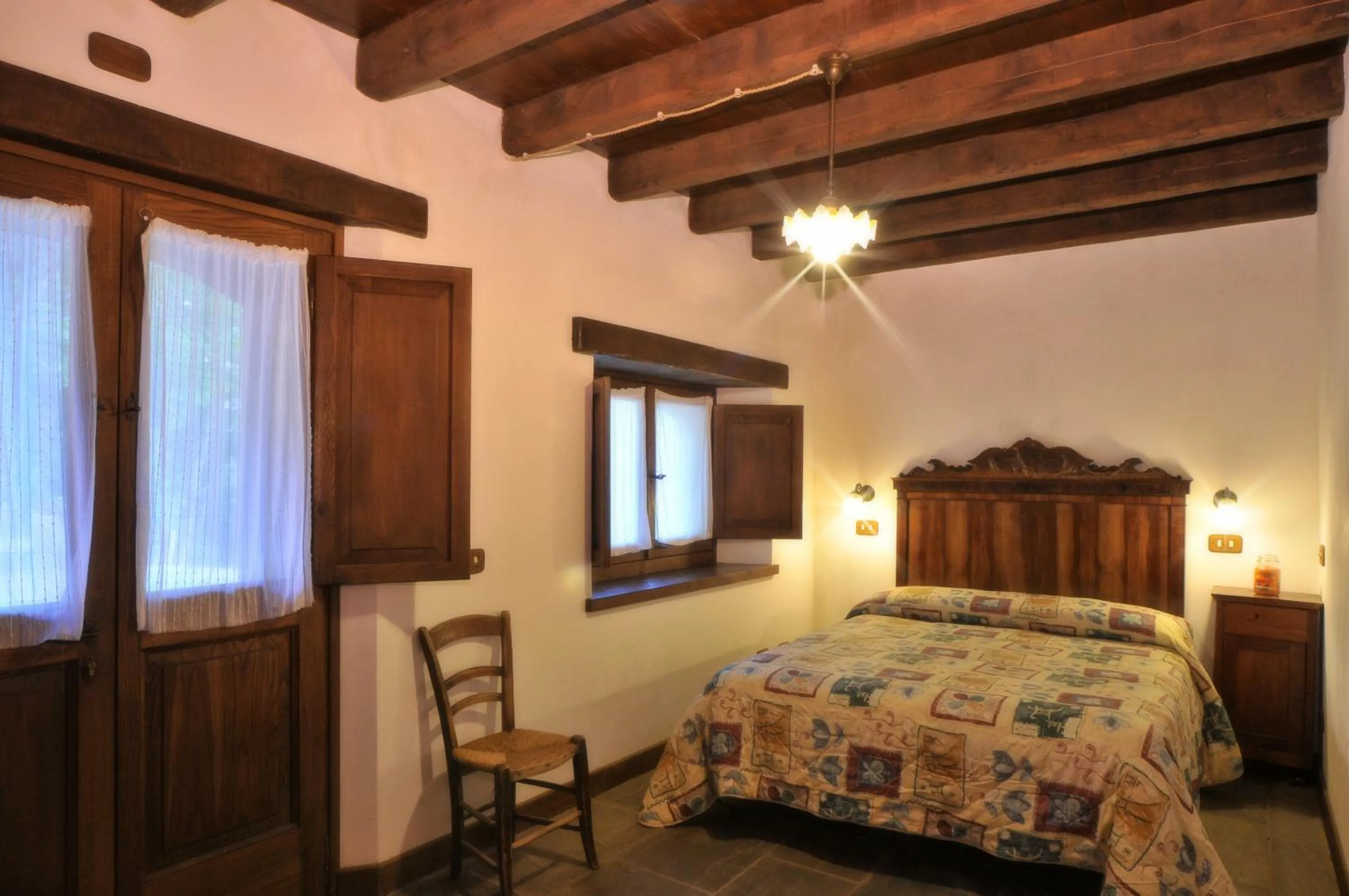 Bedroom, Bed in Agriturismo del Cimone