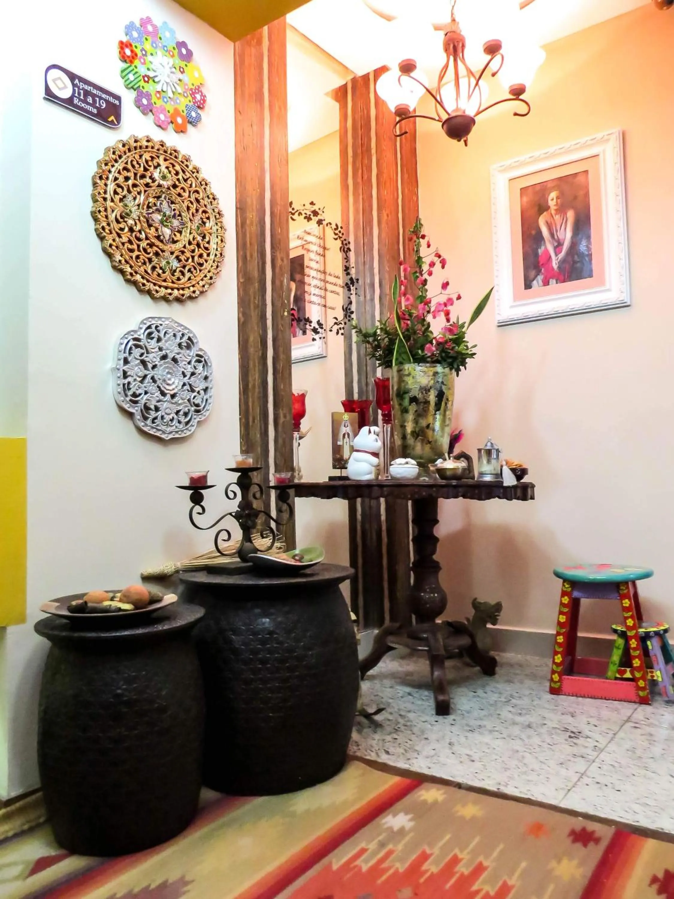 Decorative detail in Boutique Hotel Casa Teatro