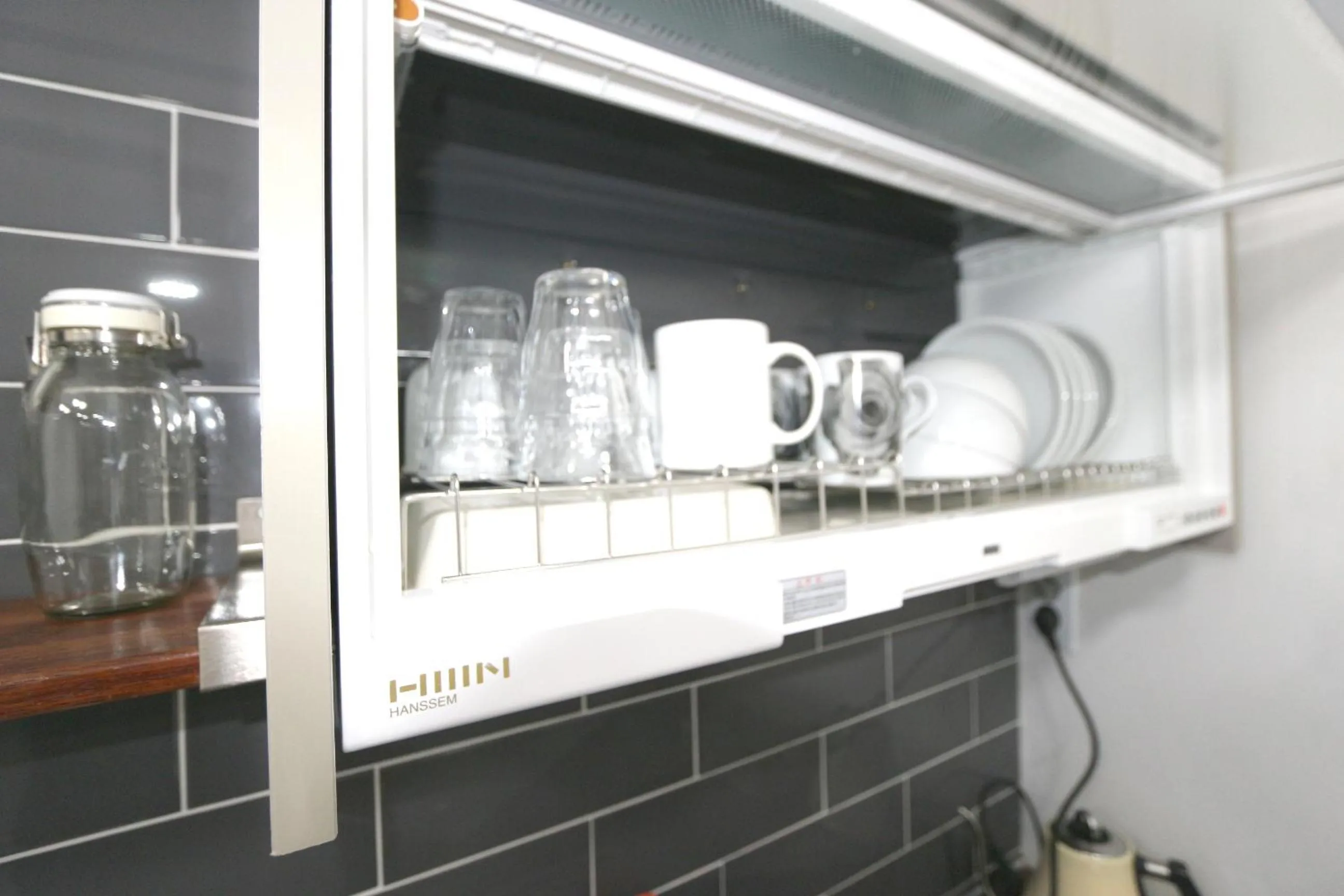 Communal kitchen in HAH Guesthouse