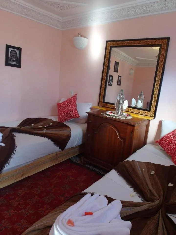Bed in Riad Chennaoui