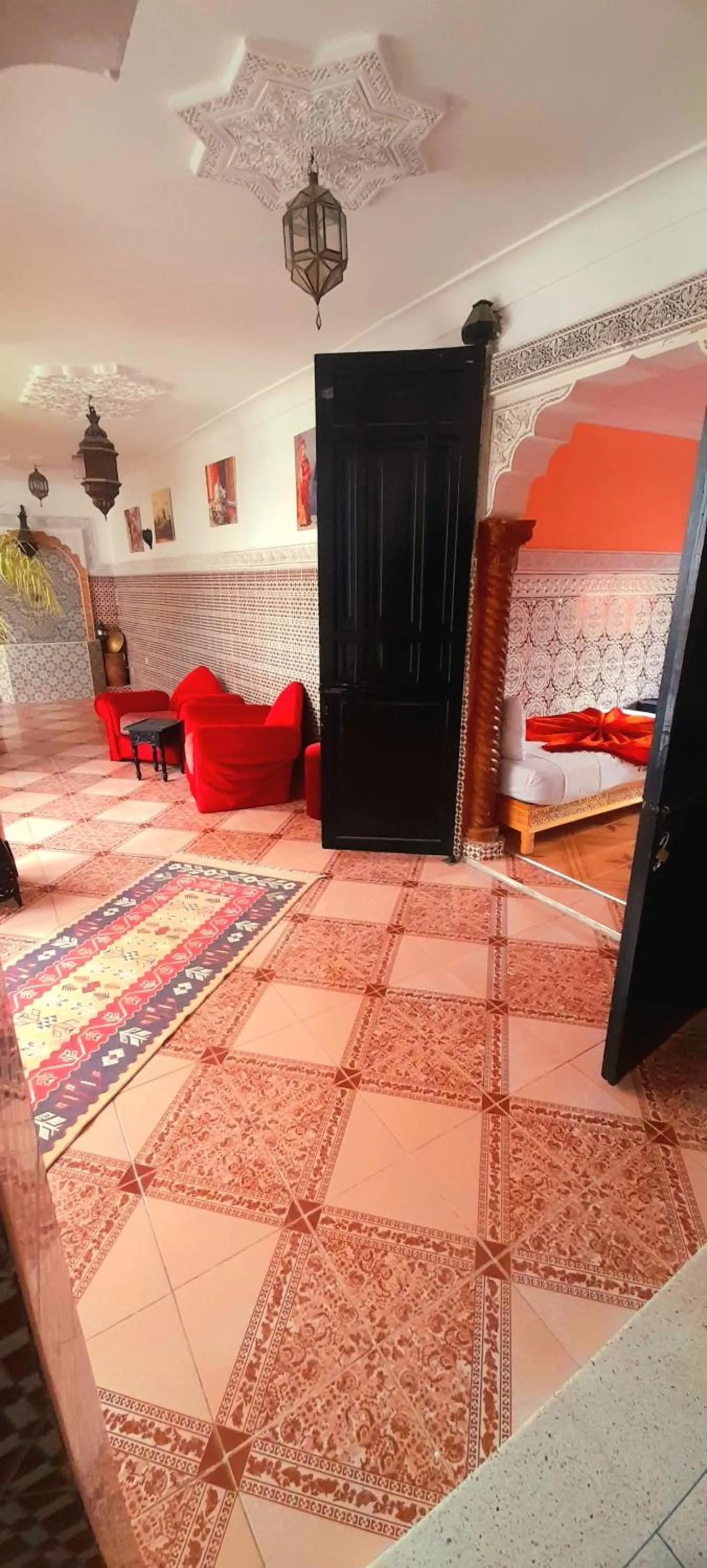 Bed in Riad Chennaoui