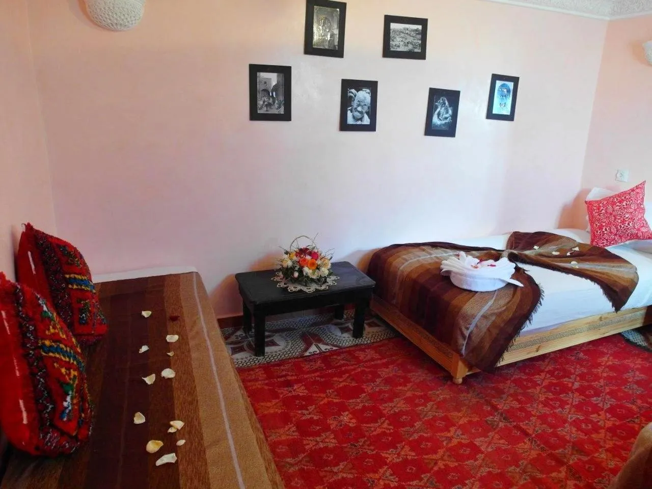 Bed in Riad Chennaoui