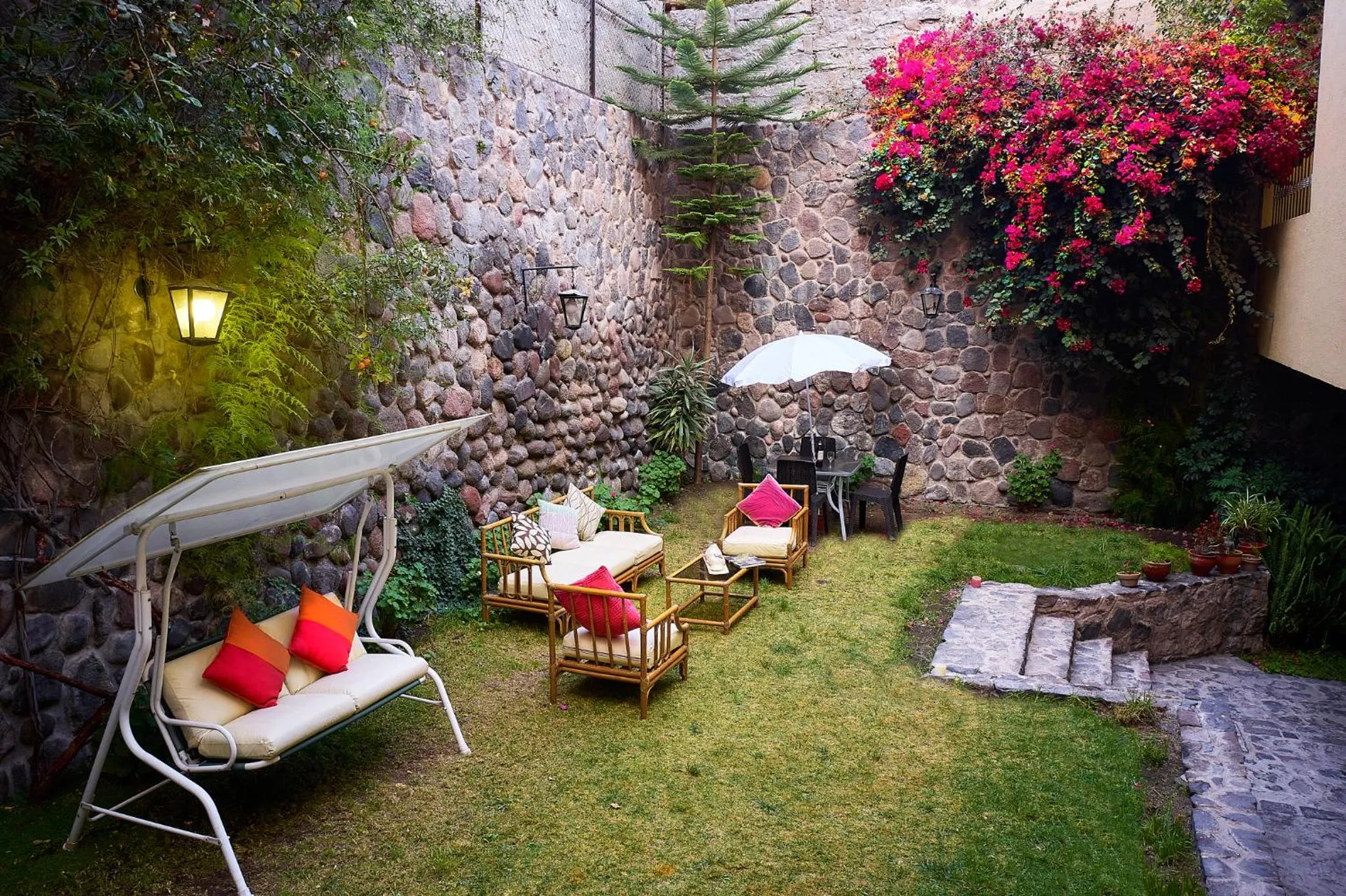 Garden in Hotel Los Tambos Colonial