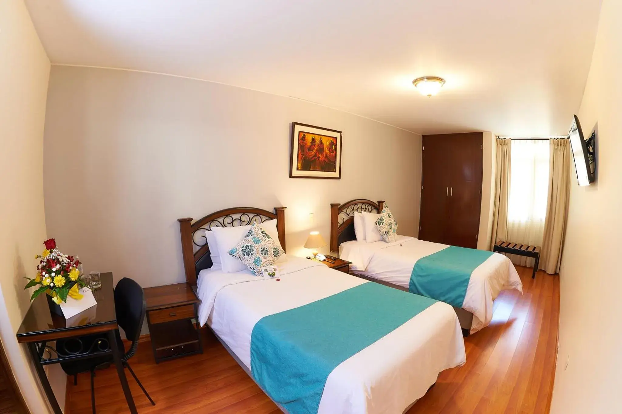 Twin Room in Hotel Los Tambos Colonial Twin Room in Hotel Los Tambos Colonial