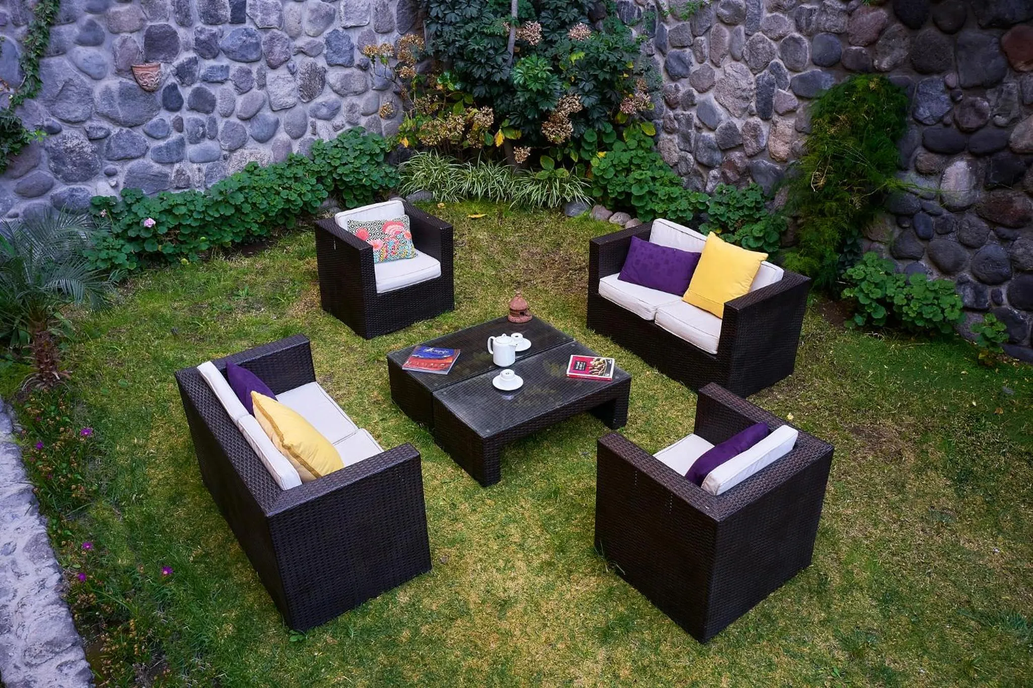 Garden in Hotel Los Tambos Colonial