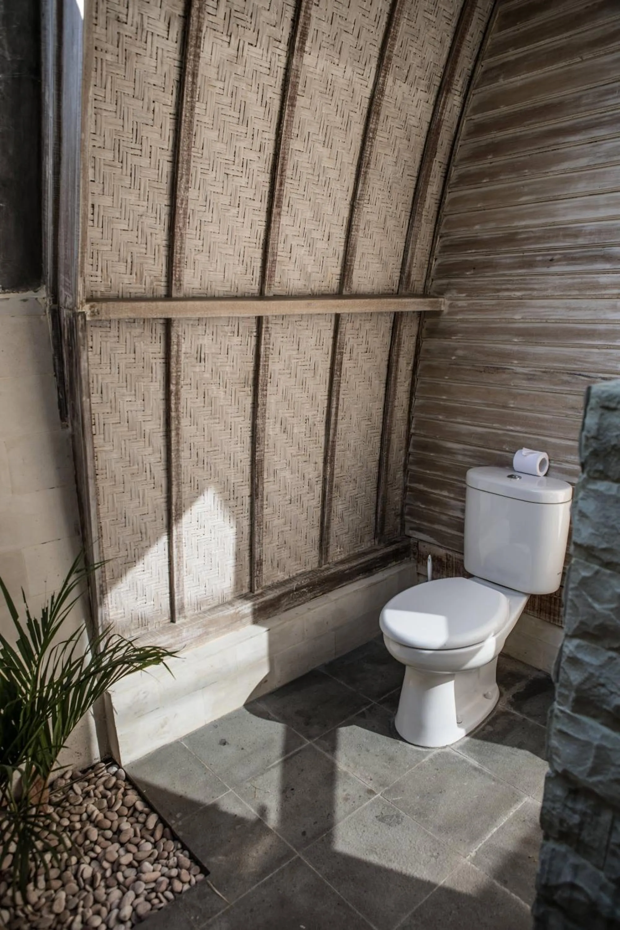 Toilet in Flowers & Fire Yoga Garden