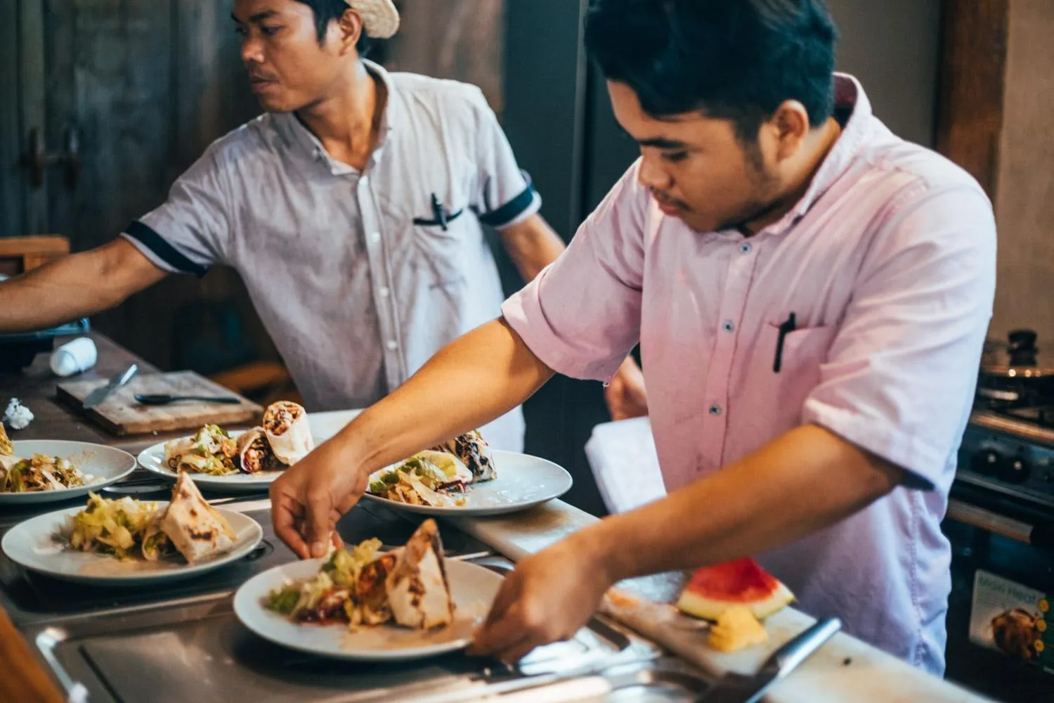 Staff in Flowers & Fire Yoga Garden