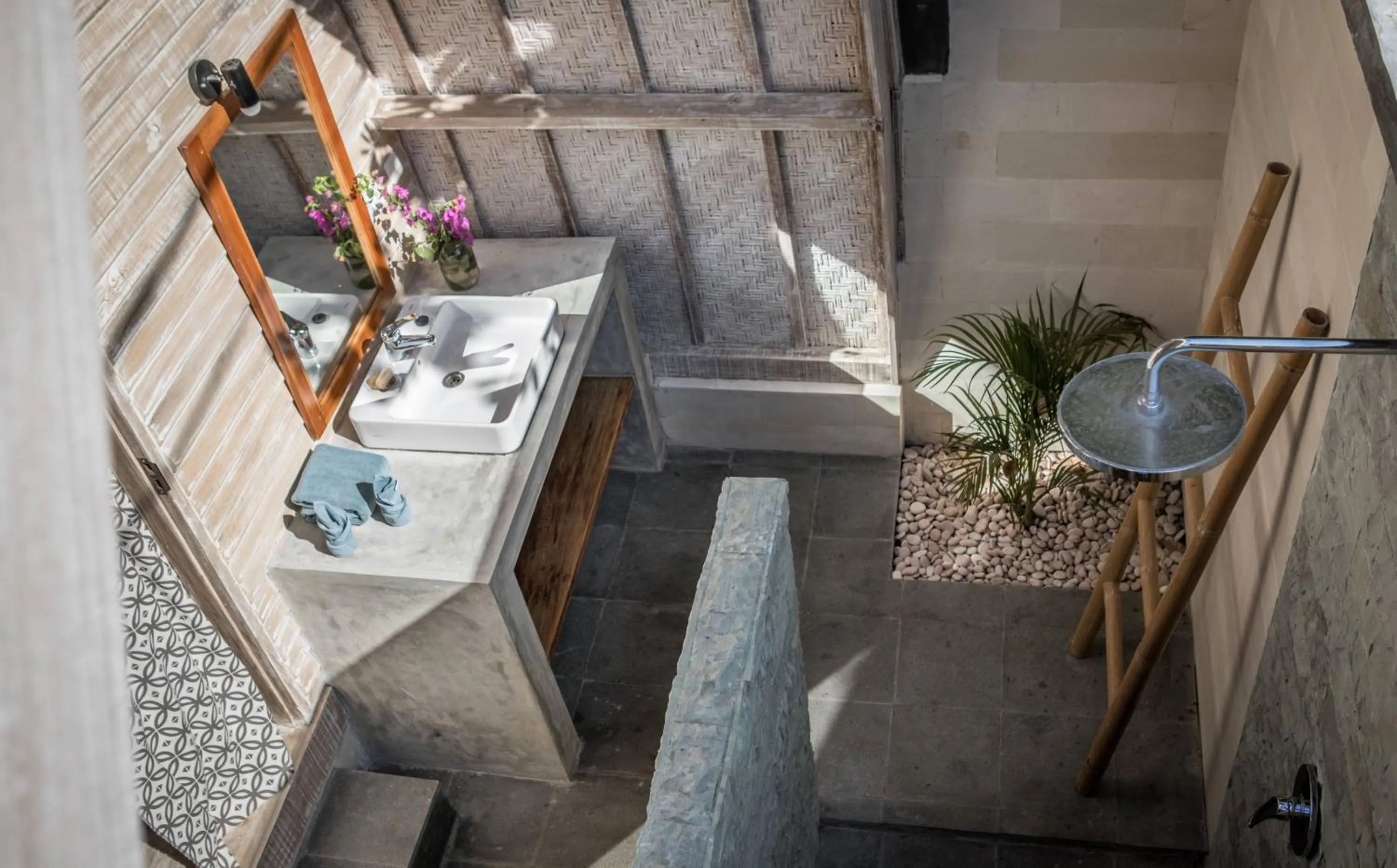 Bathroom in Flowers & Fire Yoga Garden