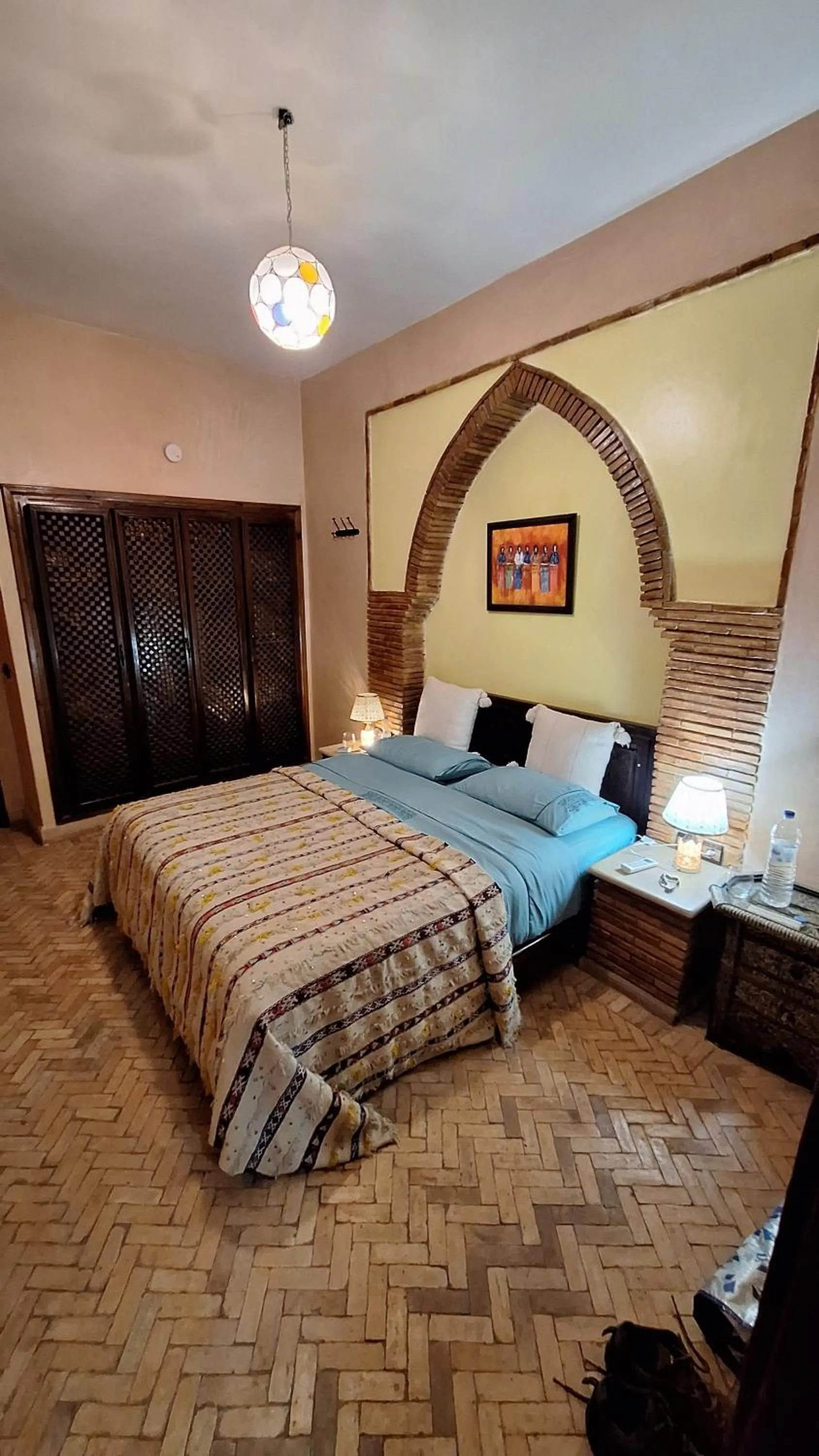 Bed in Riad Sesame