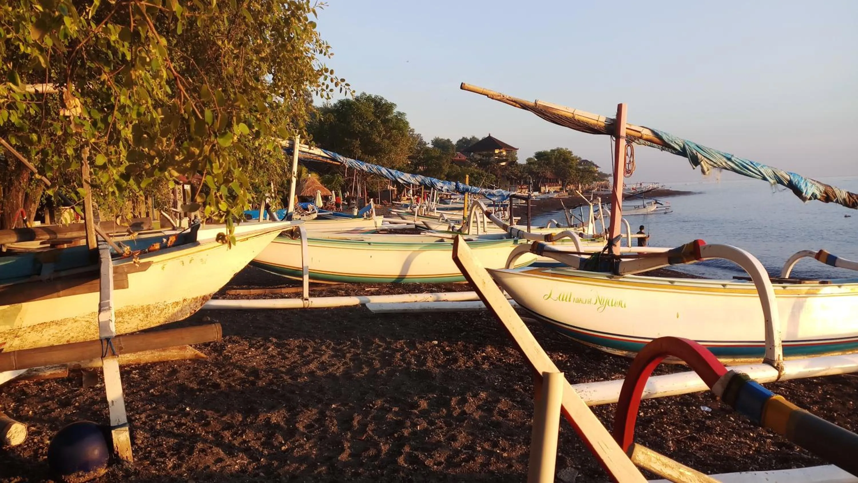 Beach in Jemeluk Beach Bungalows