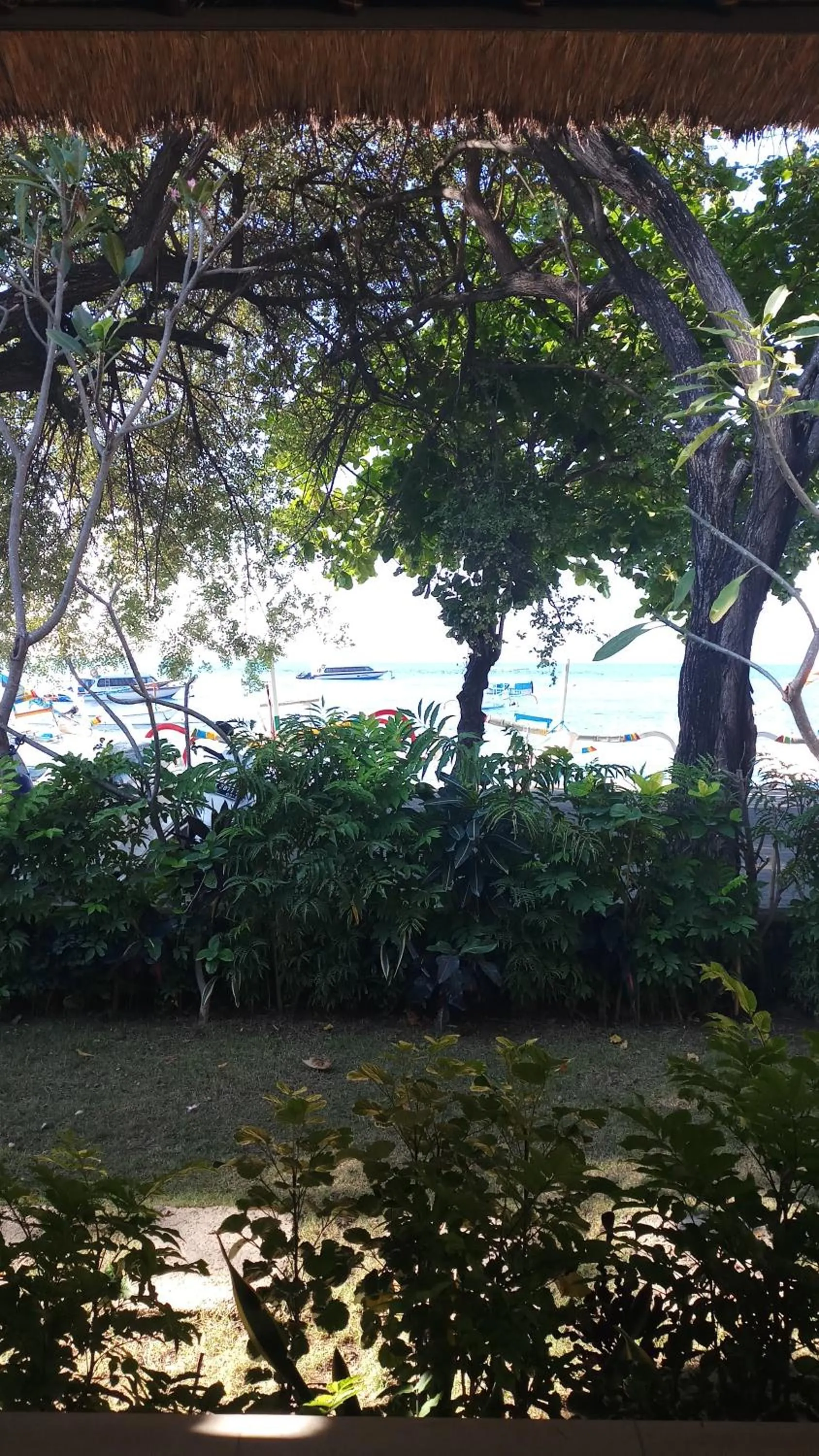 Sea view in Jemeluk Beach Bungalows