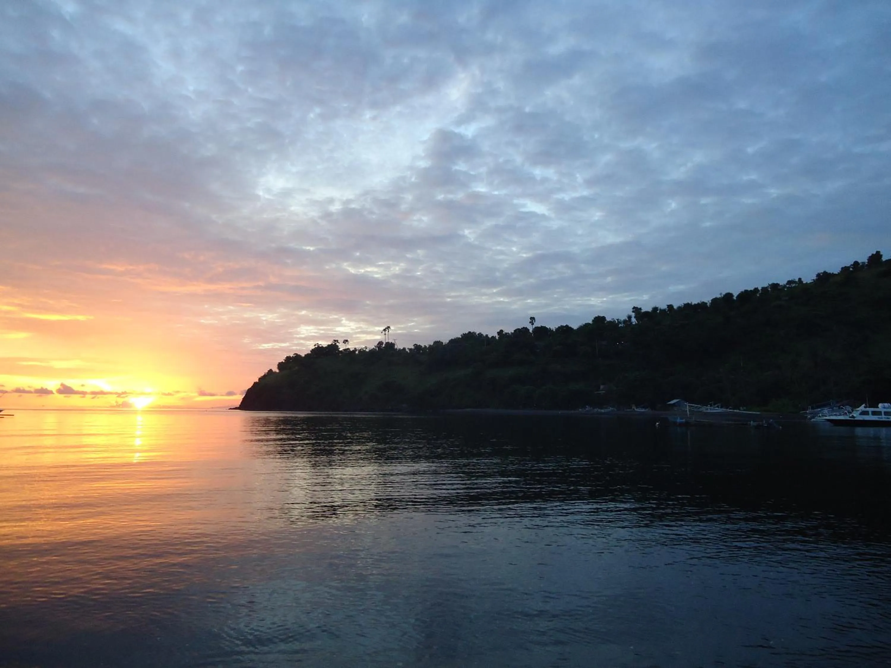 Sea view in Jemeluk Beach Bungalows