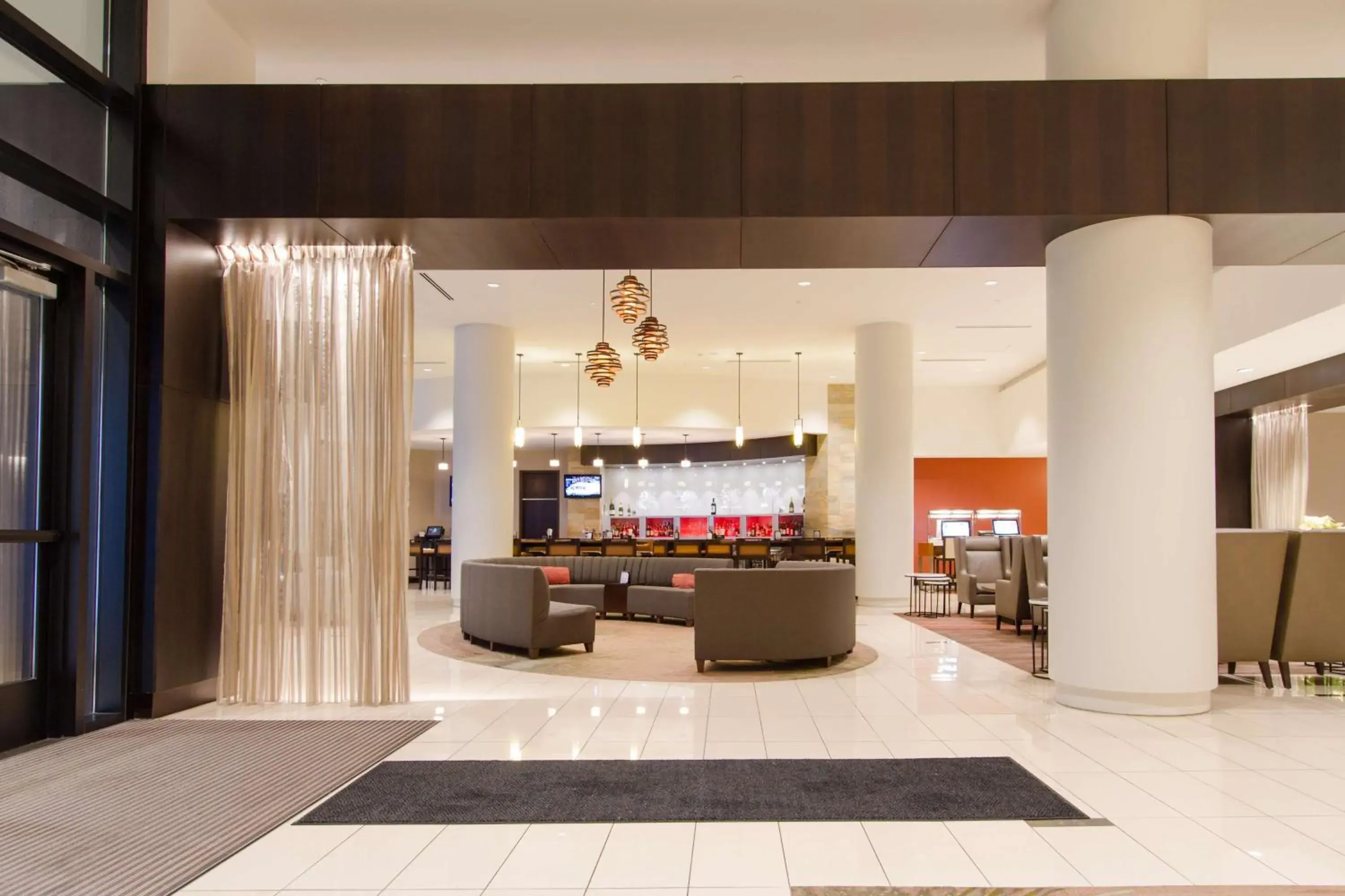 Lobby or reception in Hilton Albany Lobby or reception in Hilton Albany