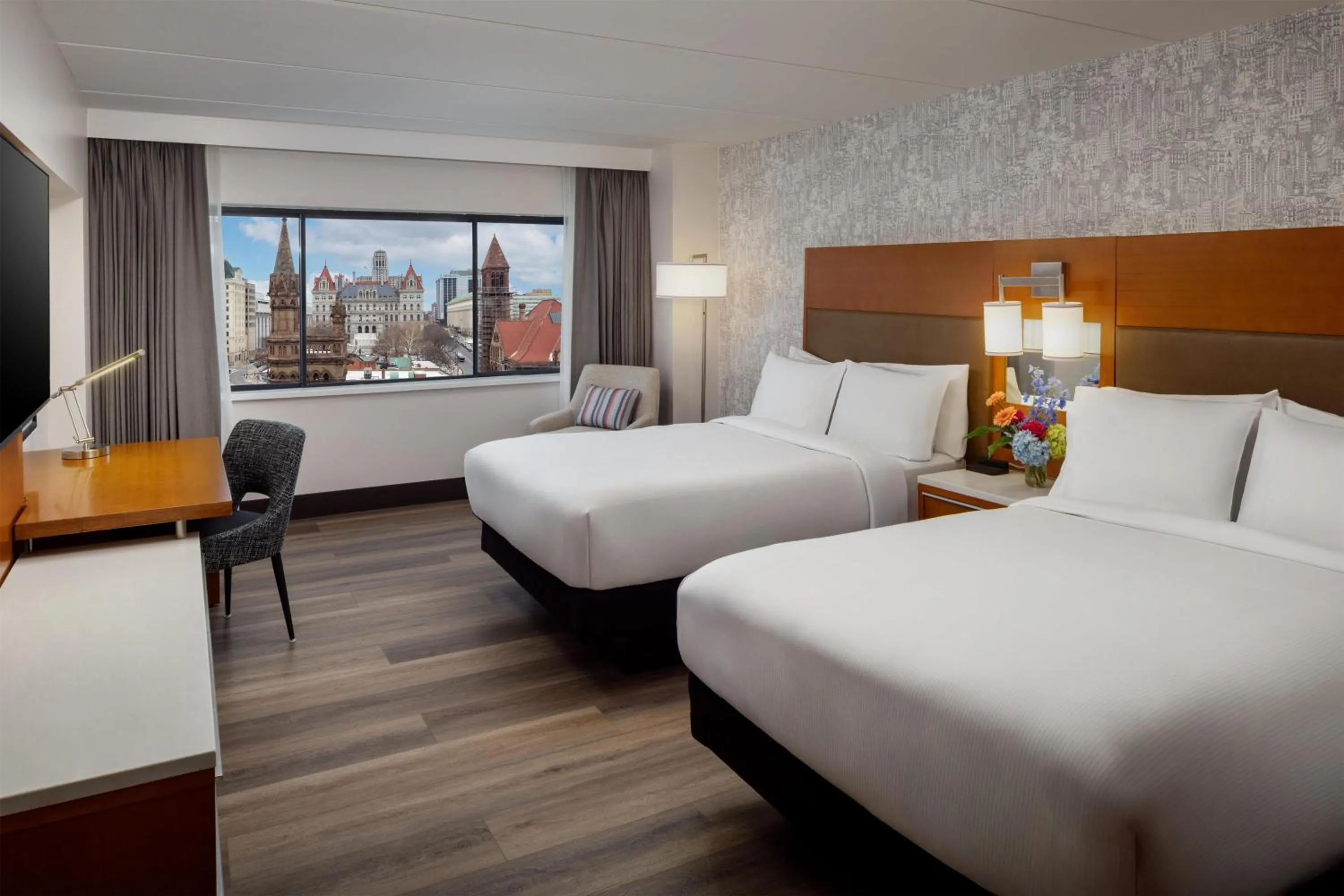 Bed in Hilton Albany