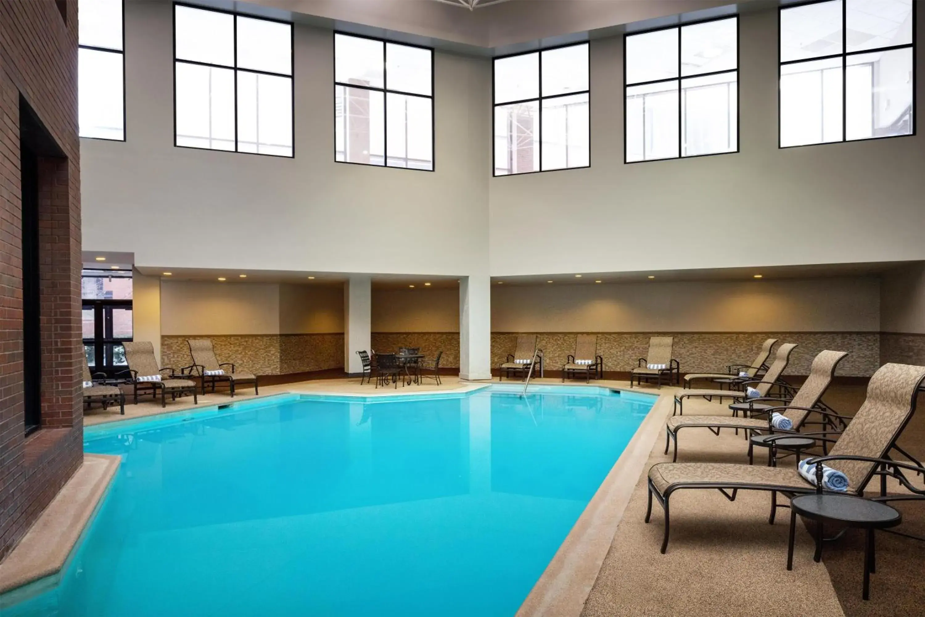 Pool view in Hilton Albany Pool view in Hilton Albany