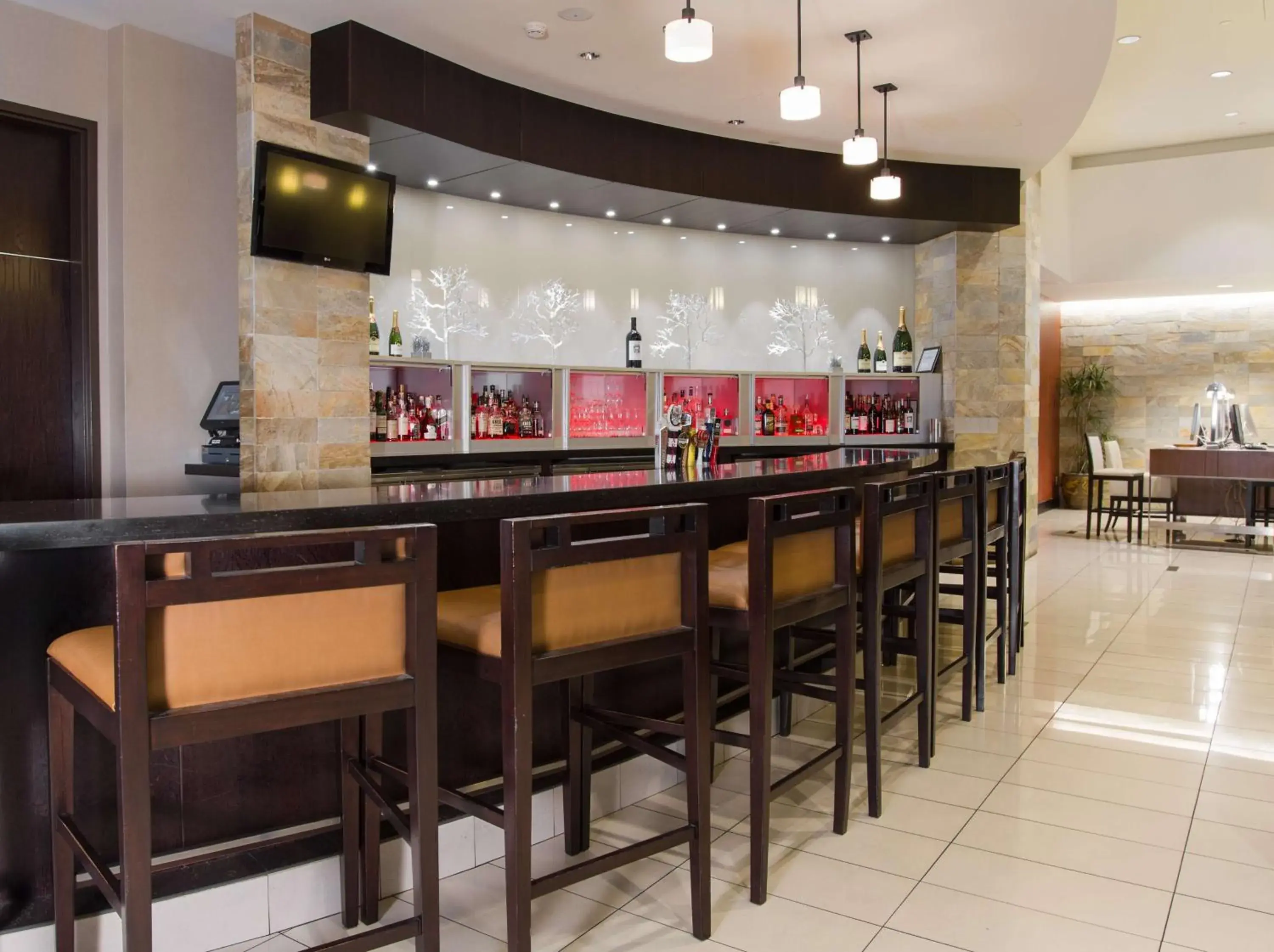 Lounge or bar in Hilton Albany Lounge or bar in Hilton Albany