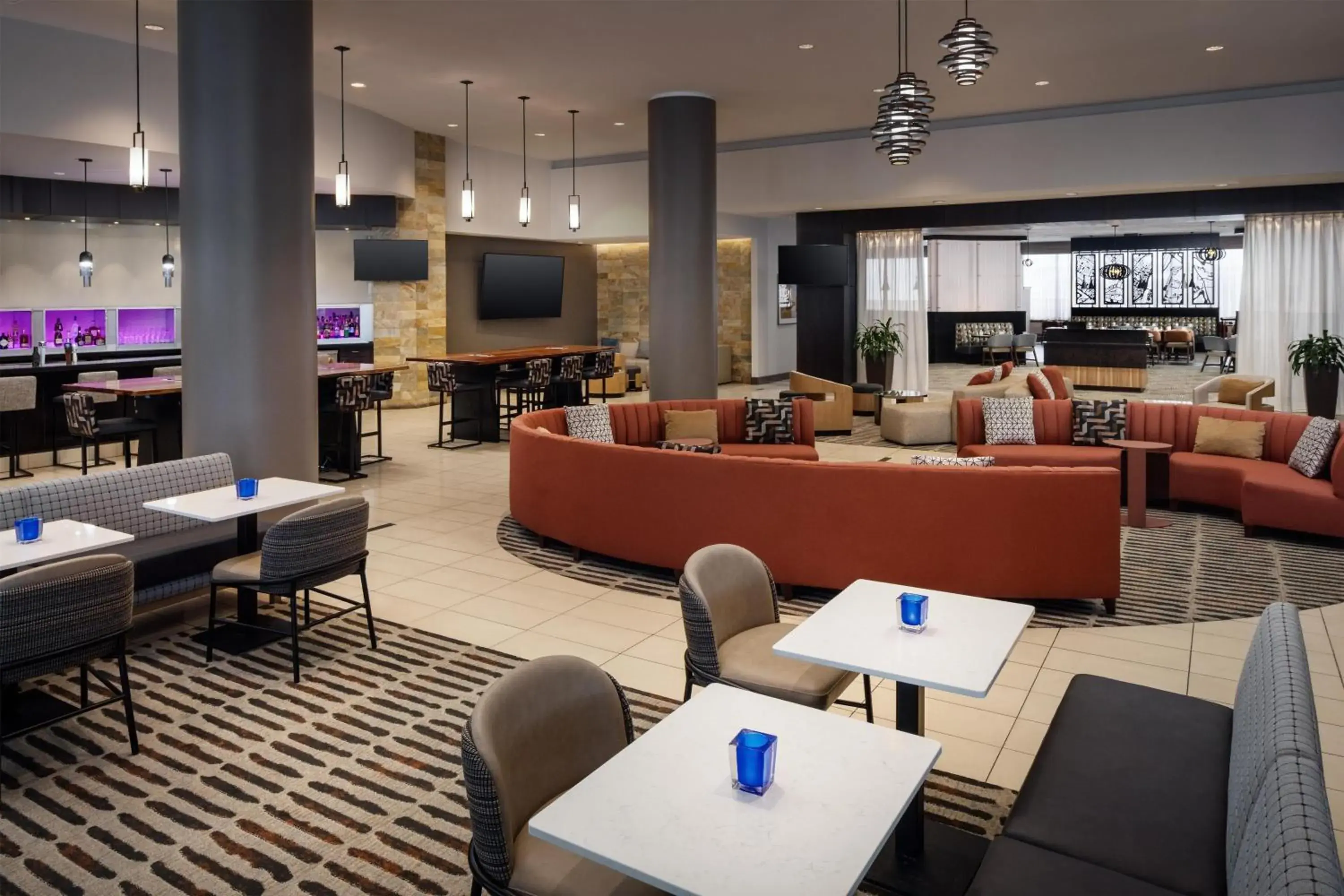 Lobby or reception in Hilton Albany Lobby or reception in Hilton Albany