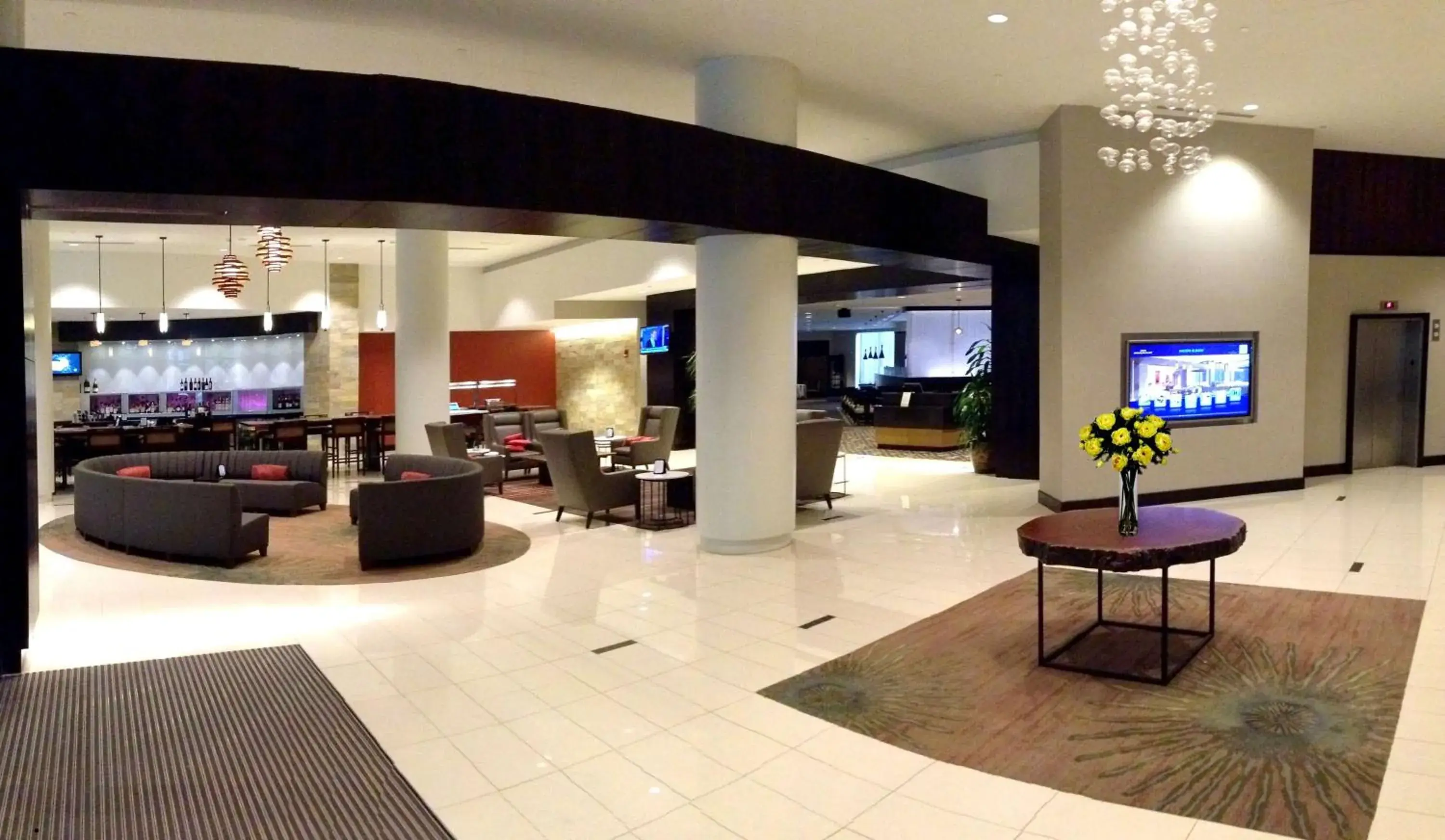 Lobby or reception in Hilton Albany Lobby or reception in Hilton Albany