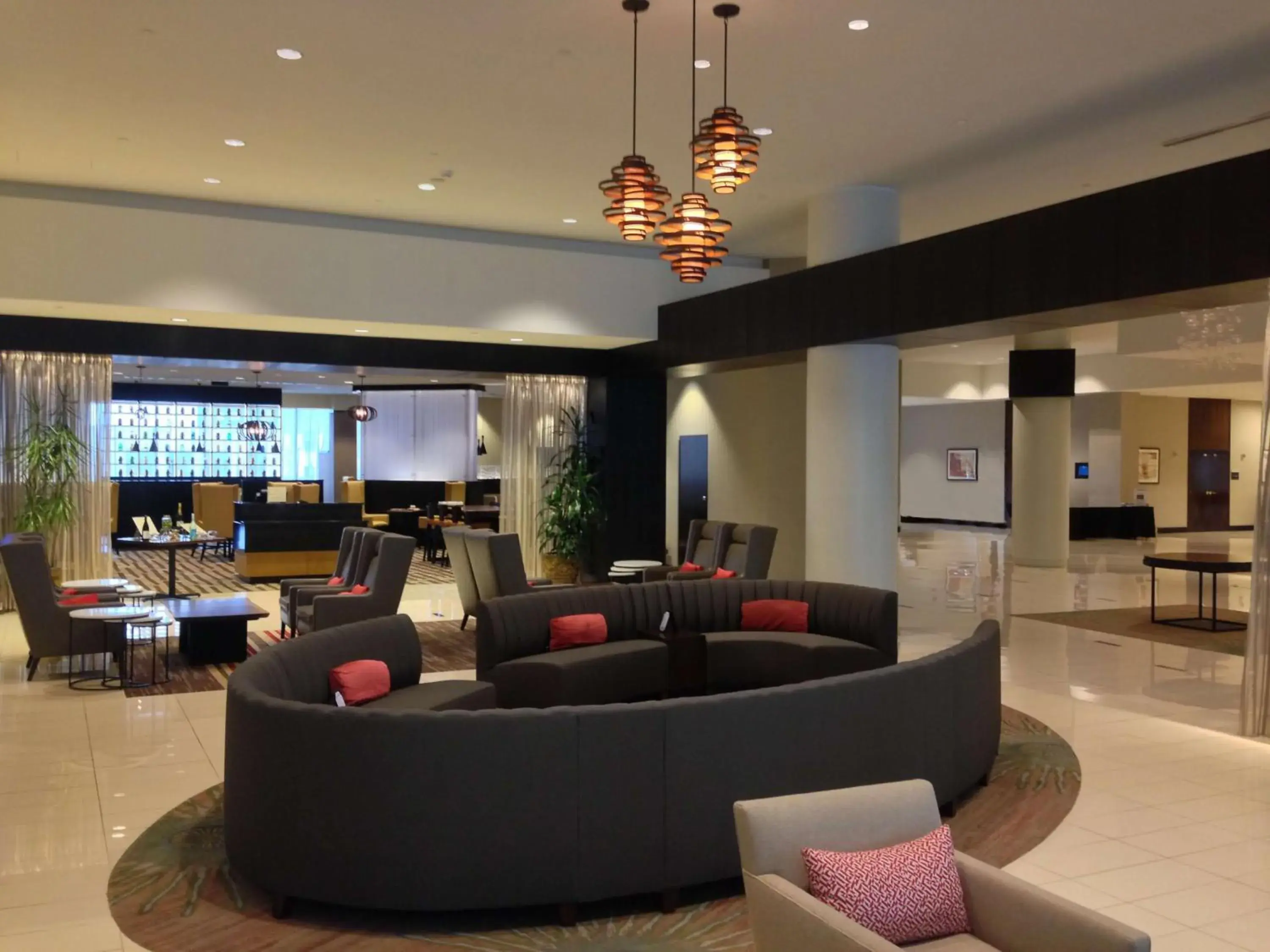 Lobby or reception in Hilton Albany Lobby or reception in Hilton Albany