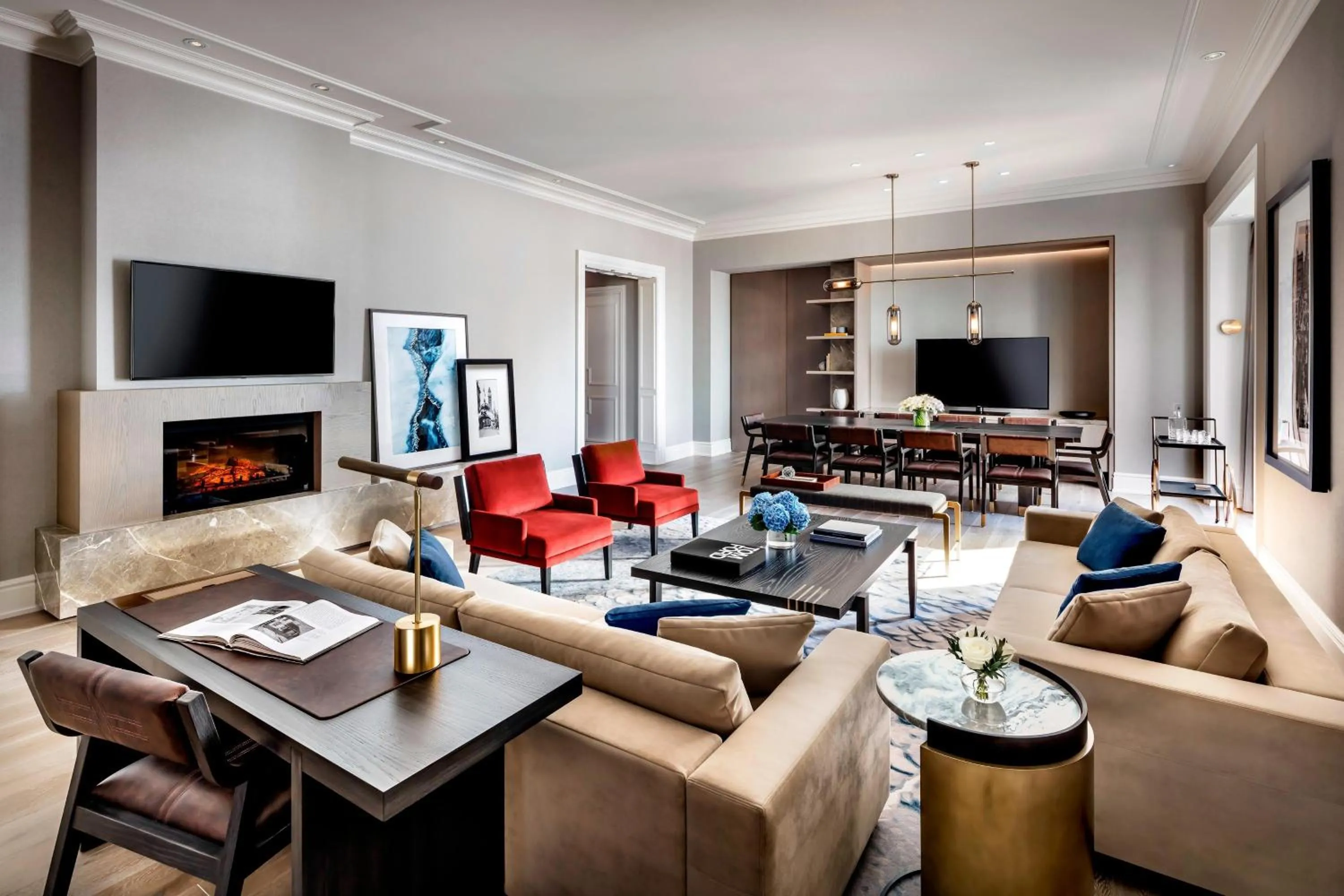 Living room in The St. Regis Toronto