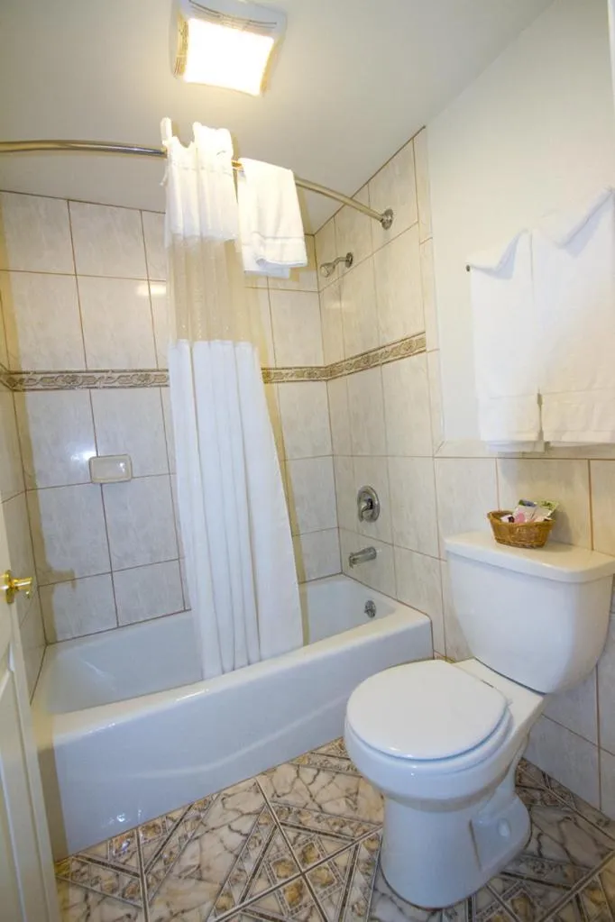 Bathroom in Trails Motel